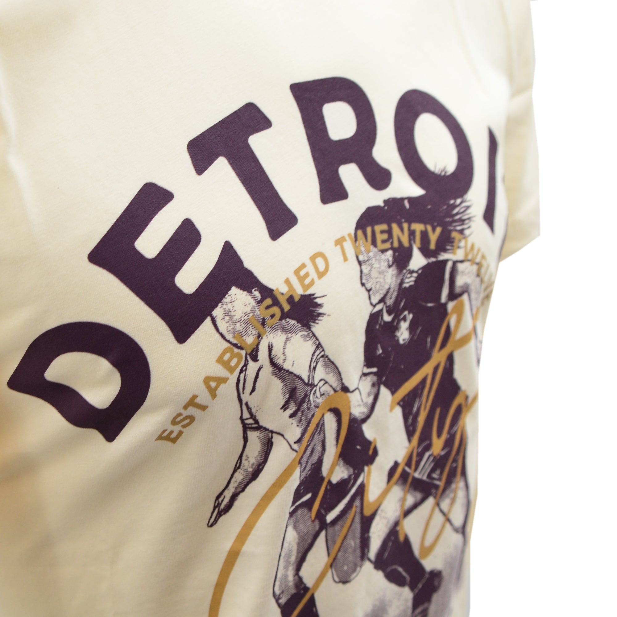 Twenty Twelve Tee - Soft Cotton Crewneck T-Shirt in Cream | Comfortable Casual Wear for Everyday Outfits & Street Style
