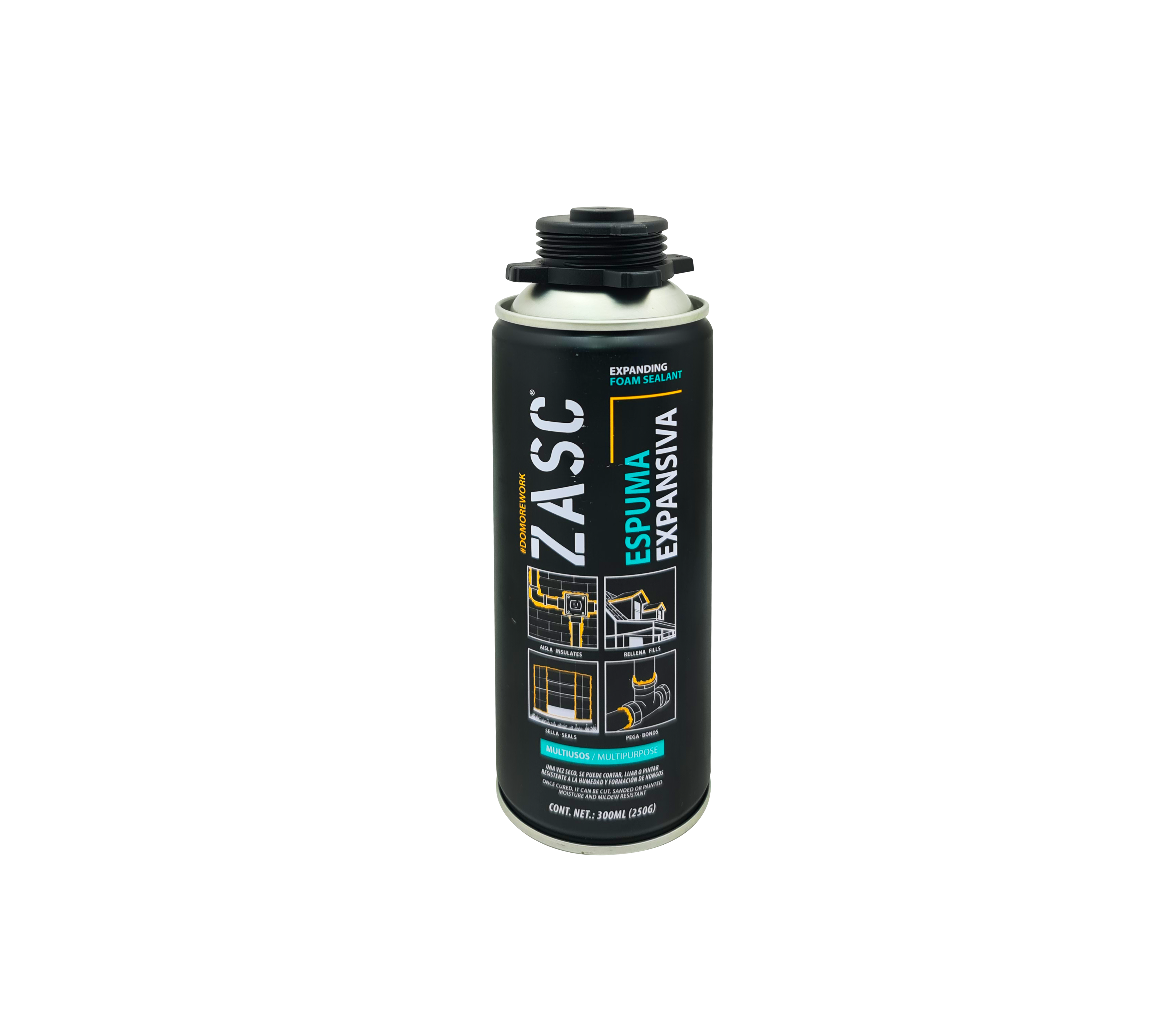 Expanding Foam Spray 300ml - High-Performance Insulation & Gap Filler for Home Repairs, DIY Projects, and Construction Use