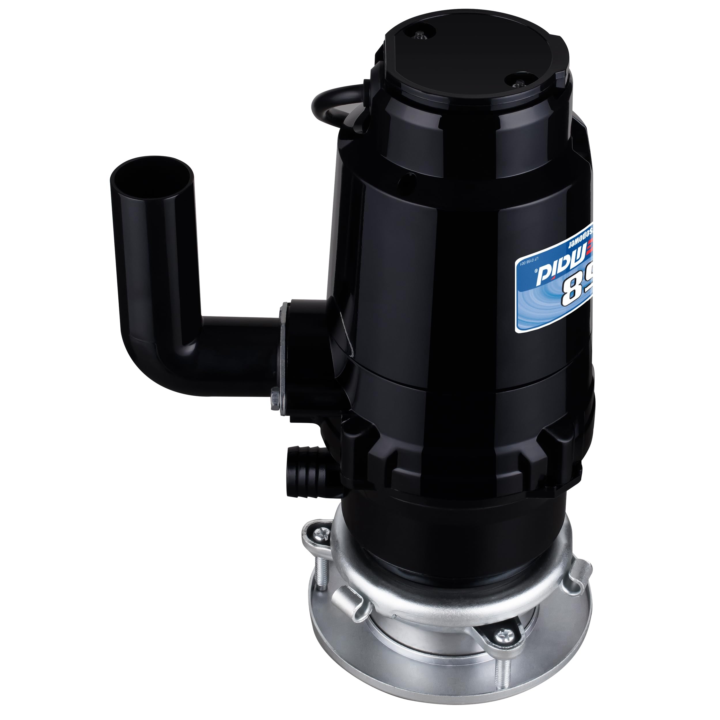 Waste Maid 10-US-WM-158-3B 1/2 HP Stainless Steel Garbage Disposal with Anti-Jam Technology - Food Waste Grinder System in Black | Perfect for Kitchen Sink Waste Management & Dishwasher Hookup