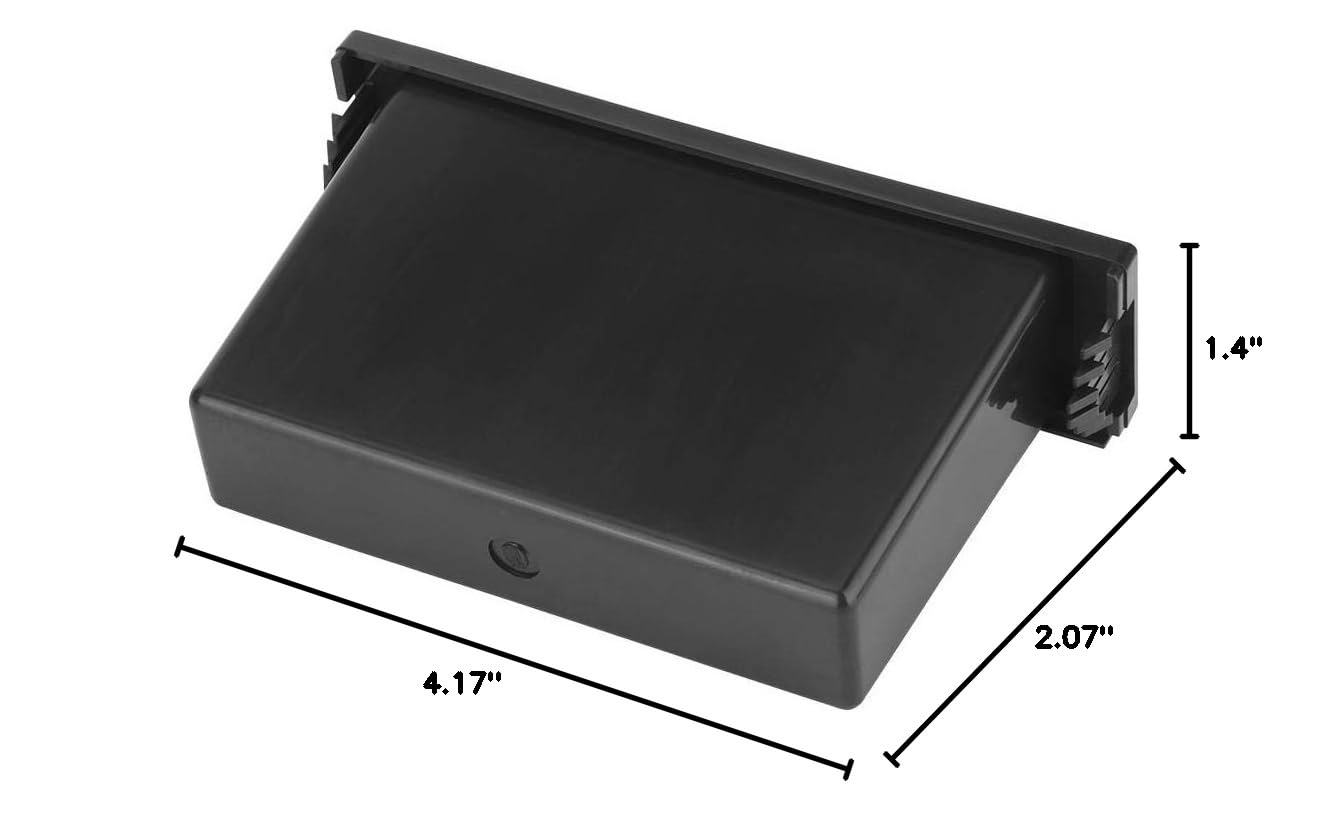Universal 1 Din Car Stereo Radio Storage Box Organizer - Multi-Application Dash Pocket for Chevy Cruze & Other Vehicles | Perfect for Storing CDs, Phones & Small Accessories While Driving