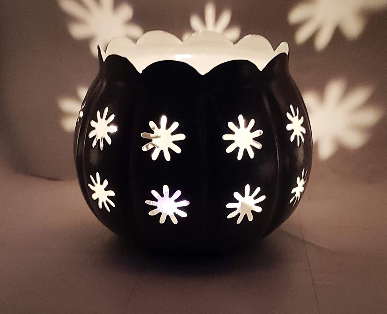 Handmade Romantic Tealight Candle Holders - Wedding Table Decor, Party Centerpieces, Home Décor & Aromatherapy - Brown Votive Candle Holders for Romantic Dinners, Spa Relaxation & Holiday Decorations