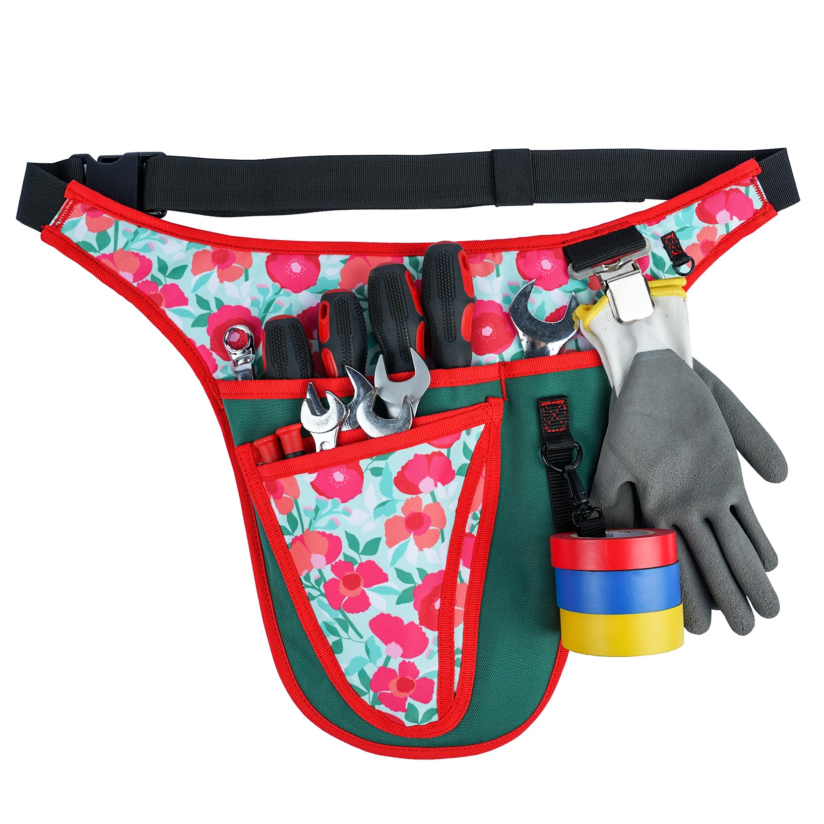KUNN Adjustable Garden Tool Belt - Multi-Purpose Organizer Pouch for Gardening, Plumbing, Florists & DIY Projects | Perfect for Outdoor Work & Home Improvement