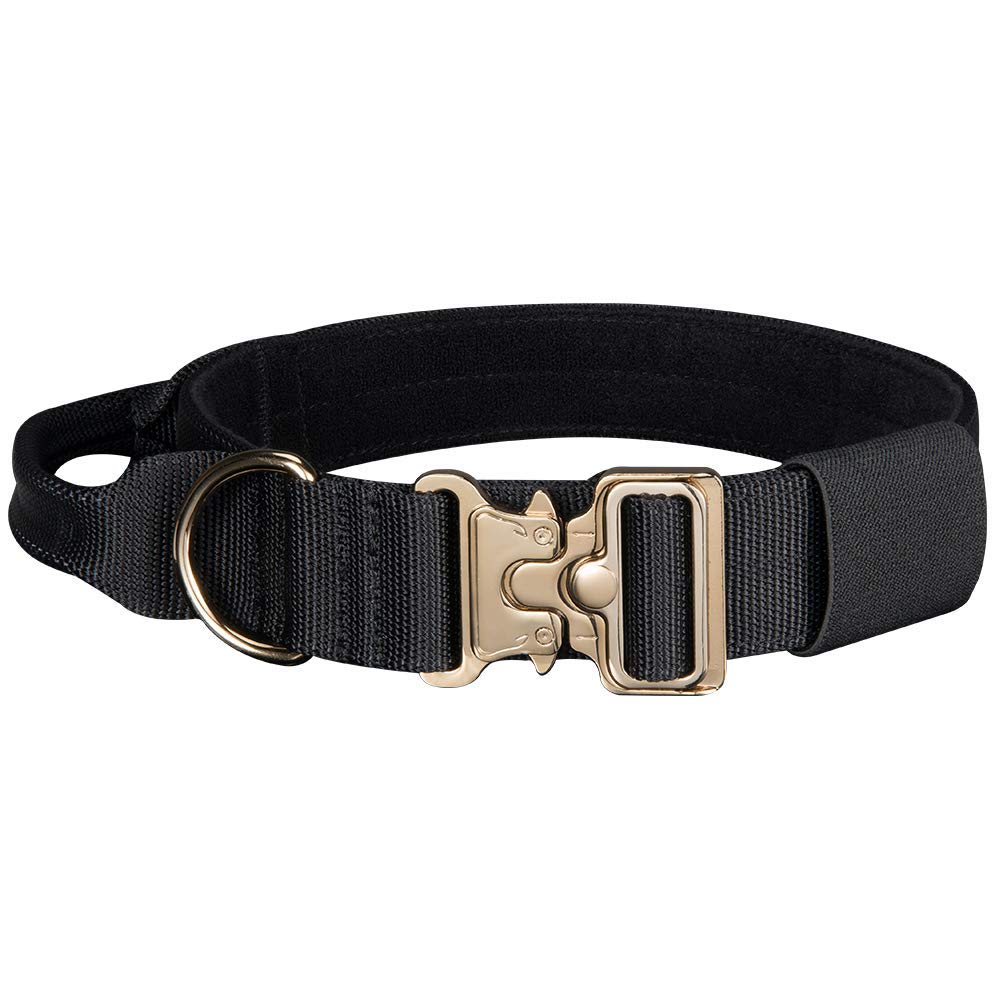 Tactical Dog Leash with Quick Release - Adjustable Nylon Dog Collar with Metal Buckle & Control Handle for Training, Hiking & Outdoor Adventures