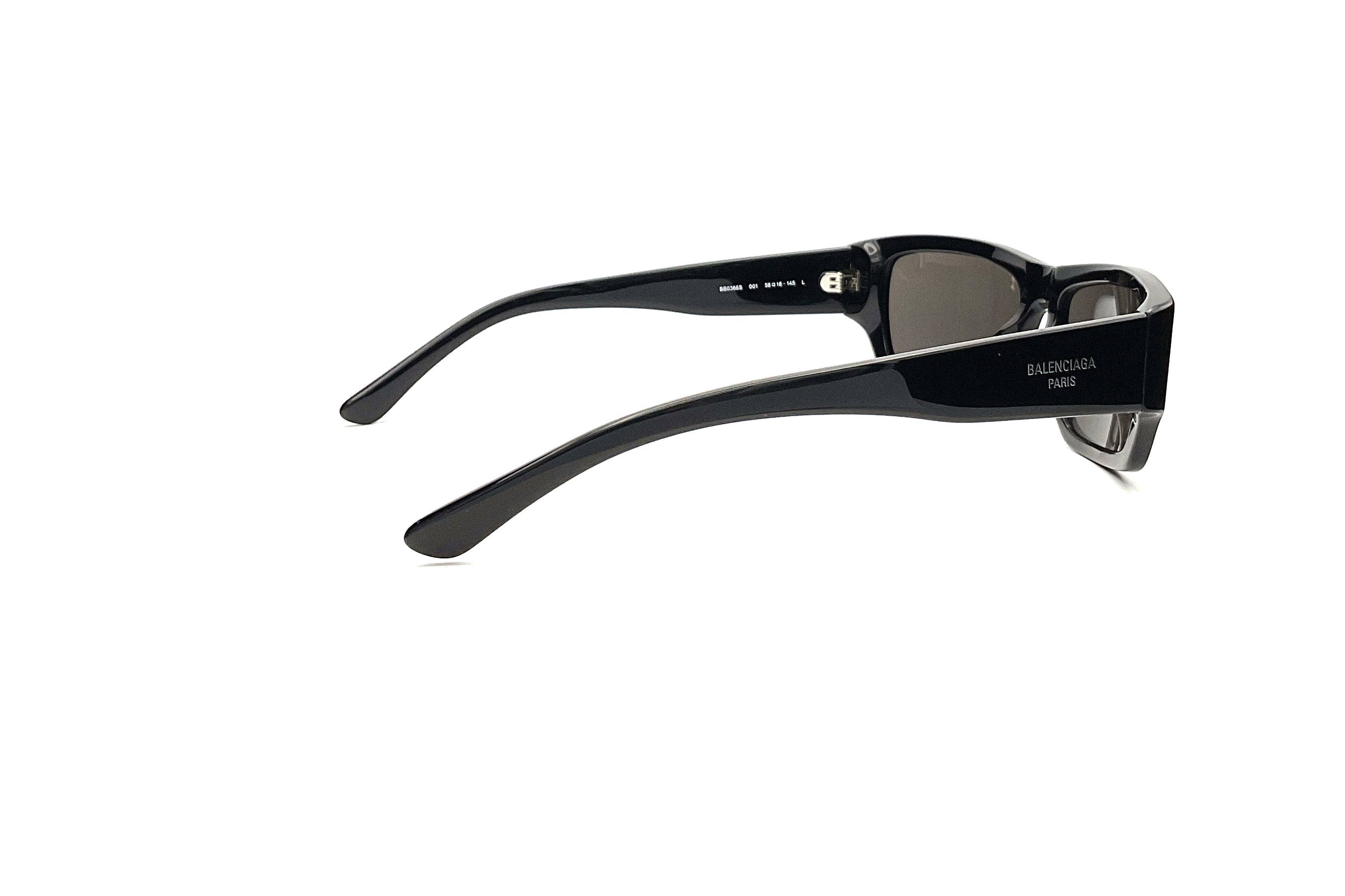 Balenciaga BB0366S (001) Sunglasses - Luxury Designer Shades for Men & Women - Perfect for Outdoor Activities, Travel, and Fashion Statements