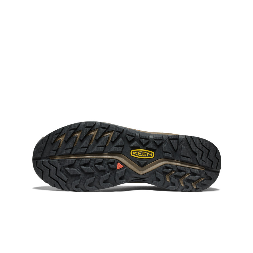 Men's Versacore Waterproof Hiking Shoes - Lightweight & Durable Outdoor Footwear for Trail Running & Camping (Brindle/Gold Flame) - Perfect for Hiking, Travel & Wet Weather Adventures