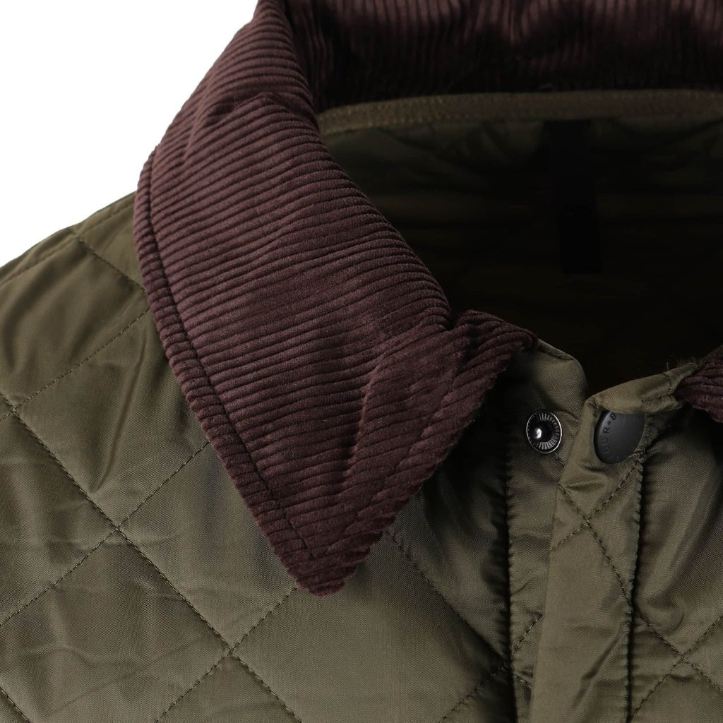 BARBOUR Liddesdale Quilted Jacket for Men & Women - Lightweight Water-Resistant Outdoor Coat in Olive Green | Perfect for Hiking, Camping & Fall Fashion