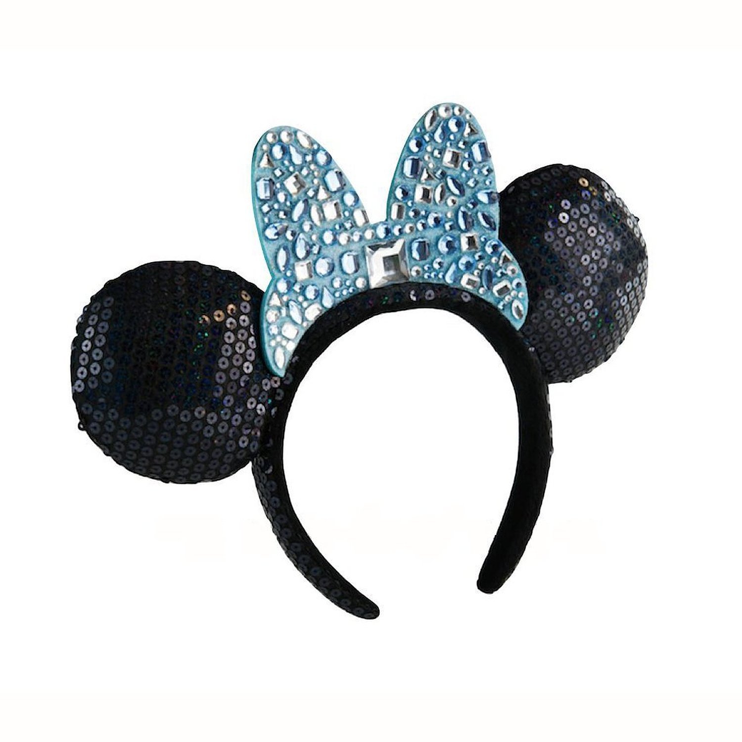 Disneyland 60th Diamond Anniversary Minnie Mouse Ears Headband - Sparkling Hair Accessory for Disney Parks, Cosplay & Themed Parties