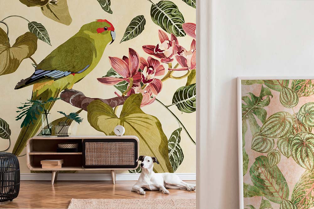 Perched Bird Wall Decor - Handcrafted Wooden Bird Sculpture for Home & Office Decoration | Perfect for Living Room, Bedroom, or Garden