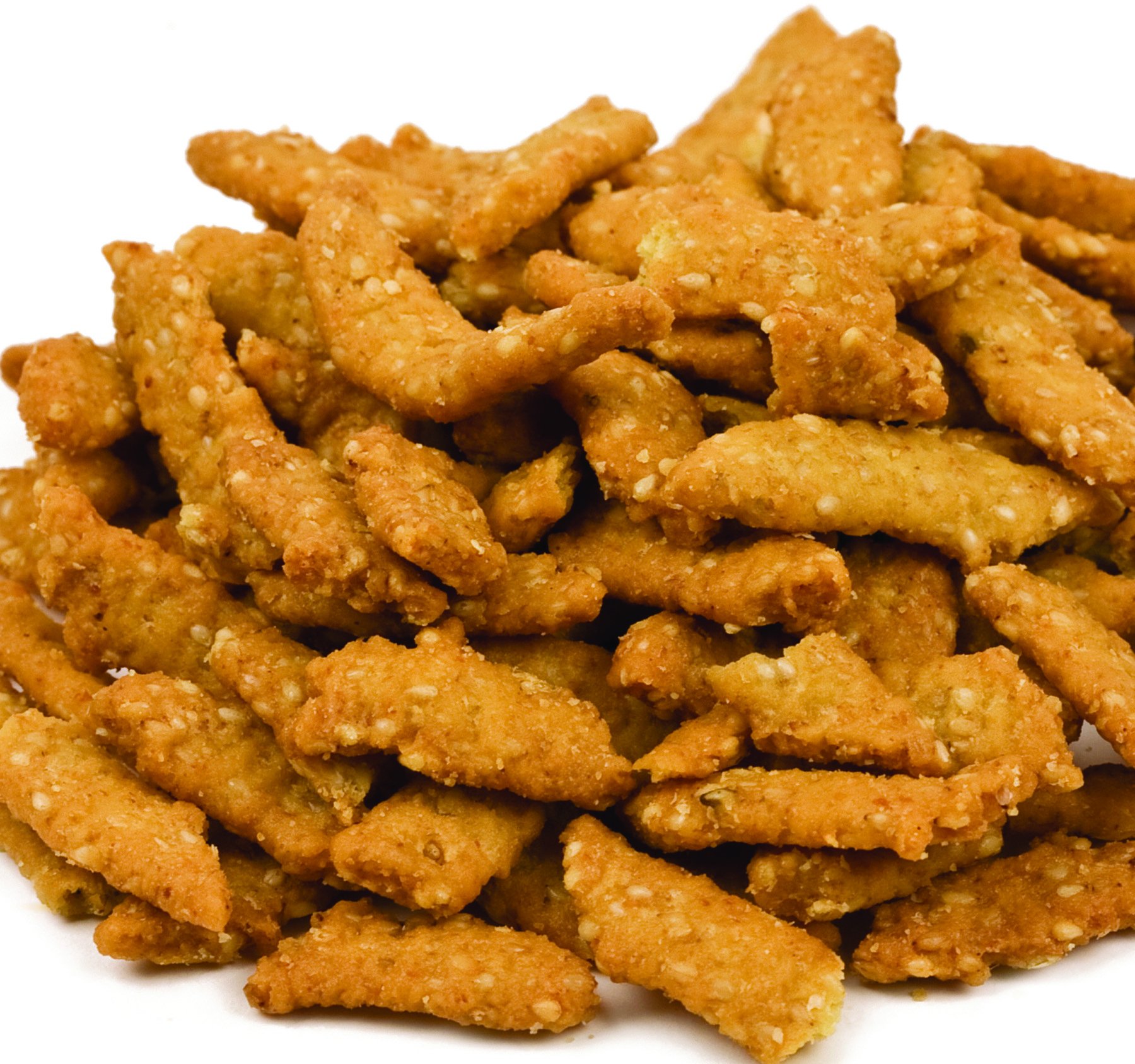 Bulk Oat Bran Sesame Sticks - 15 Pound Case | Healthy Snack for Office, Gym & Travel | Wholesale Crunchy Sesame Sticks