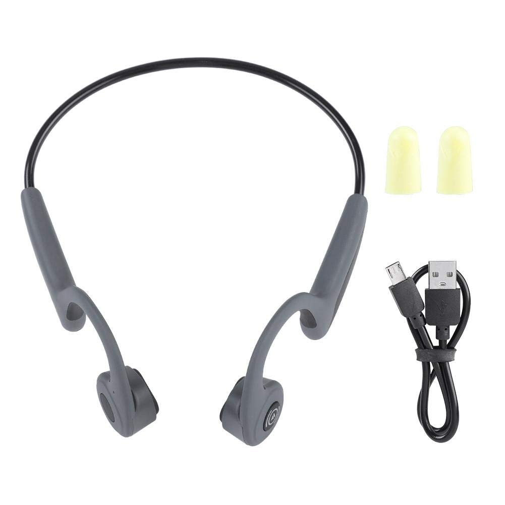 Bluetooth 4.2 Wireless Sports Headphones with Microphone - Bone Conduction Stereo Headset for Running, Cycling, Gym Workouts & Driving - Compatible with iPhone, Android, Tablet & PC