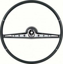 Classic 1962 Impala Steering Wheel - Black Retro Style for Chevy Cars | Perfect for Restoration Projects & Vintage Car Enthusiasts