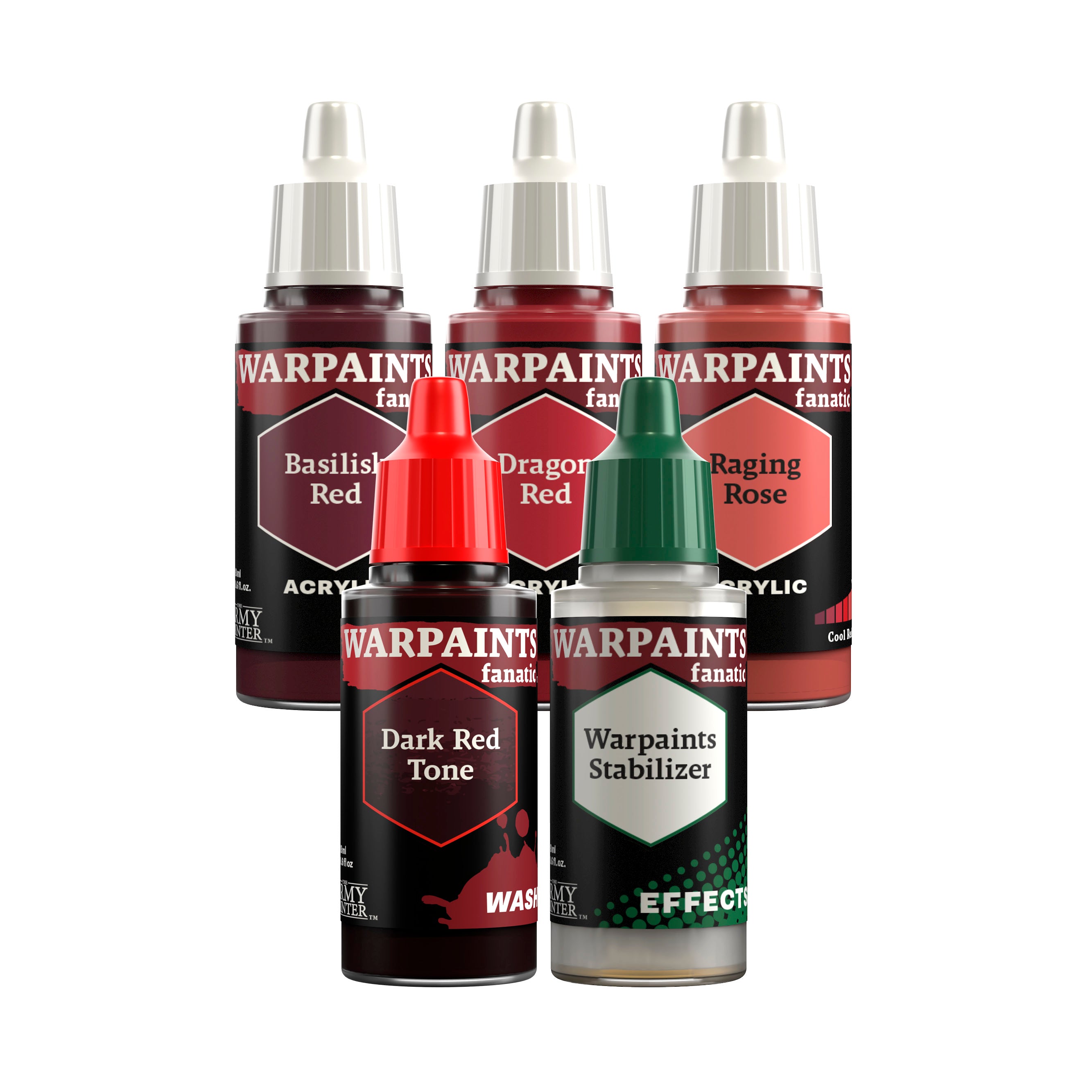 Premium Red Warpaints Fanatic Paint - High-Quality Acrylic Paint for Miniatures, Models & Wargaming - Perfect for Tabletop Gaming & DIY Art Projects