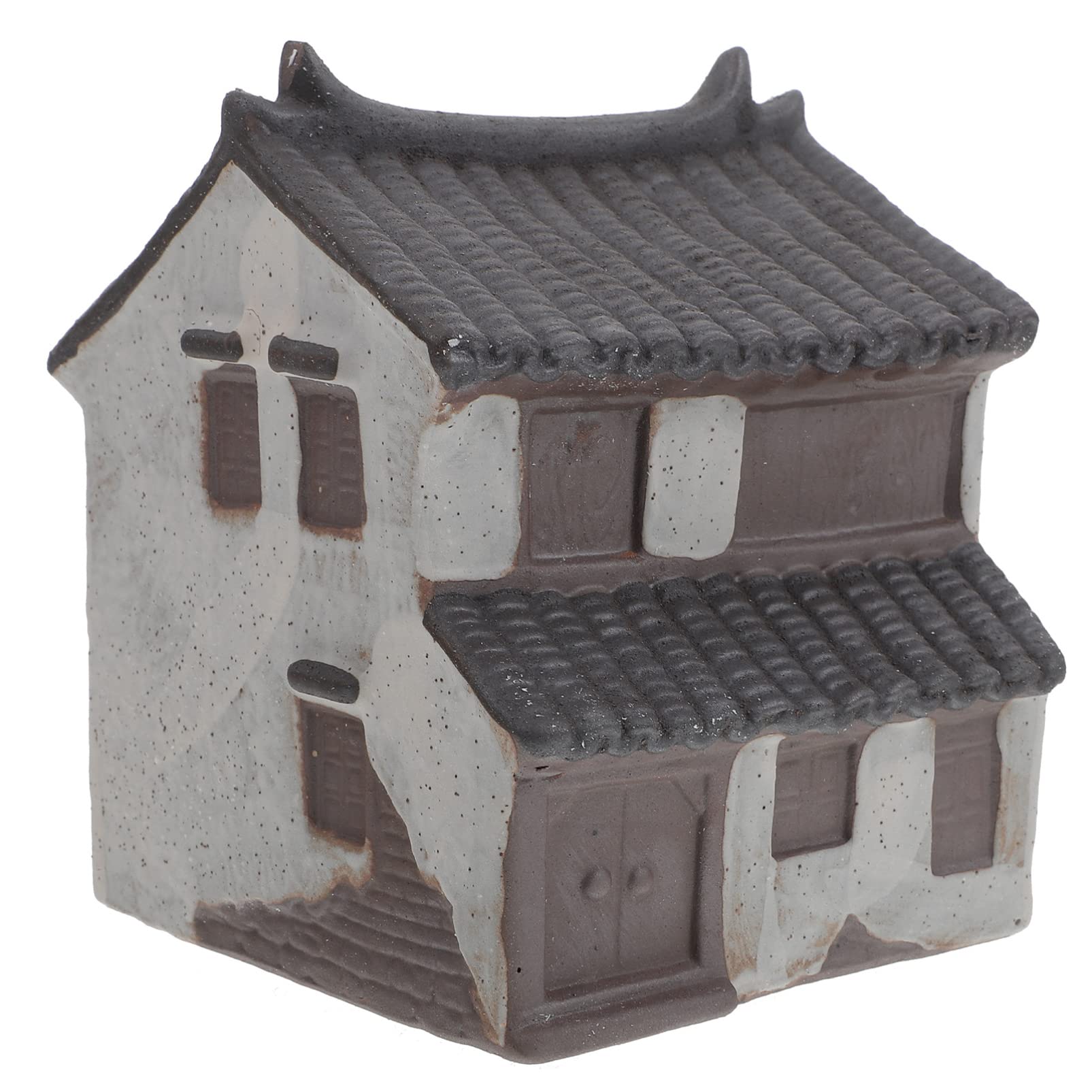 Creative Ceramic House-Shaped Flower Pot - Decorative Planter for Bonsai, Succulents & Indoor Plants | Perfect for Home Gardening, Office Decor & Gift Ideas