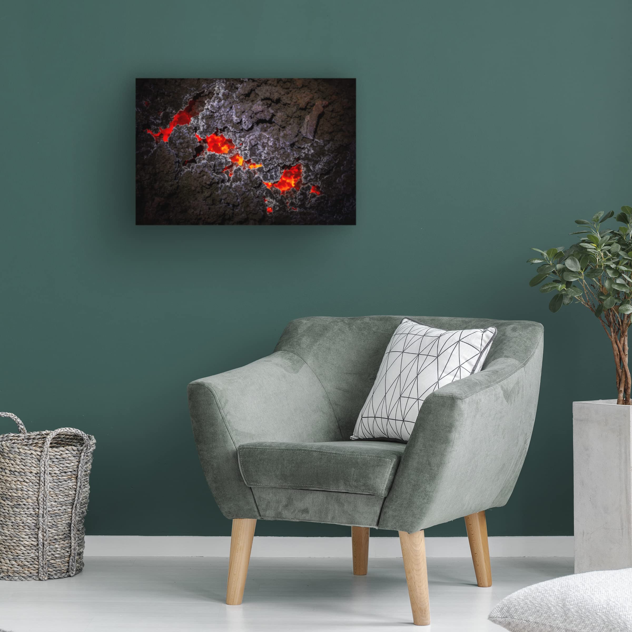 Trademark Fine Art 'Crystallization' Canvas Art by Barathieu Gabriel - Modern Abstract Wall Decor for Living Room, Bedroom & Office