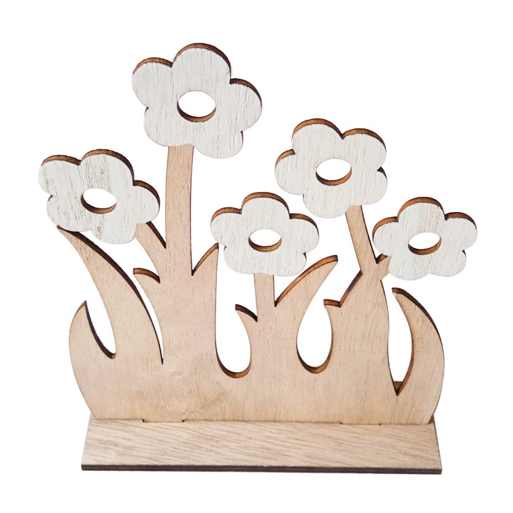 Galapara Wooden Flower DIY Craft Kit - Easter Home Decor, Photography Props for Spring & Holiday Scenes