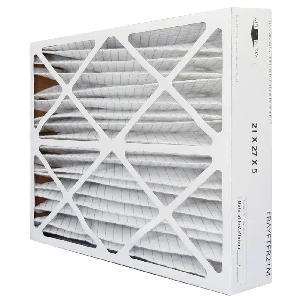 Atomic BAYFTFR21M 21x27x5 MERV 8 Trane Replacement Furnace Air Filter - 2 Pack | HVAC System, Home & Office Air Purification