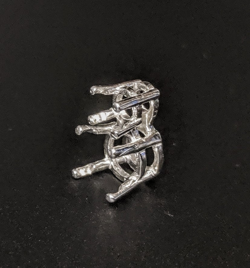 Sterling Silver or 14K Gold 5mm & 8mm Round Stone Slide Pendant Setting - Handcrafted in USA - Jewelry Making Supplies for Necklaces & DIY Projects