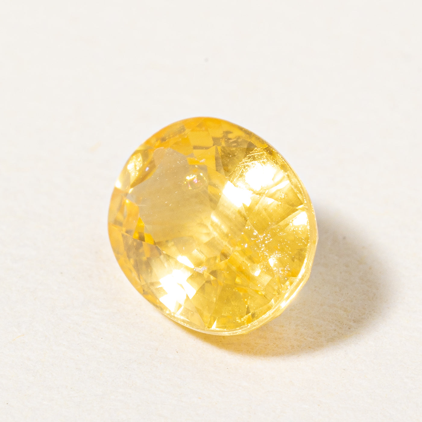 1.20ct Oval Cut Loose Yellow Sapphire Gemstone for Jewelry Making - Engagement Rings, Earrings & Necklaces | Natural Ceylon Sapphire | Perfect for DIY Jewelry Design & Gift Giving
