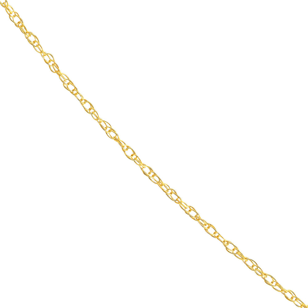 14Kt Gold Rope Chain Necklace - 18 Inch Solid Gold Rope Chain for Men & Women - Perfect for Layering, Gifting & Everyday Wear