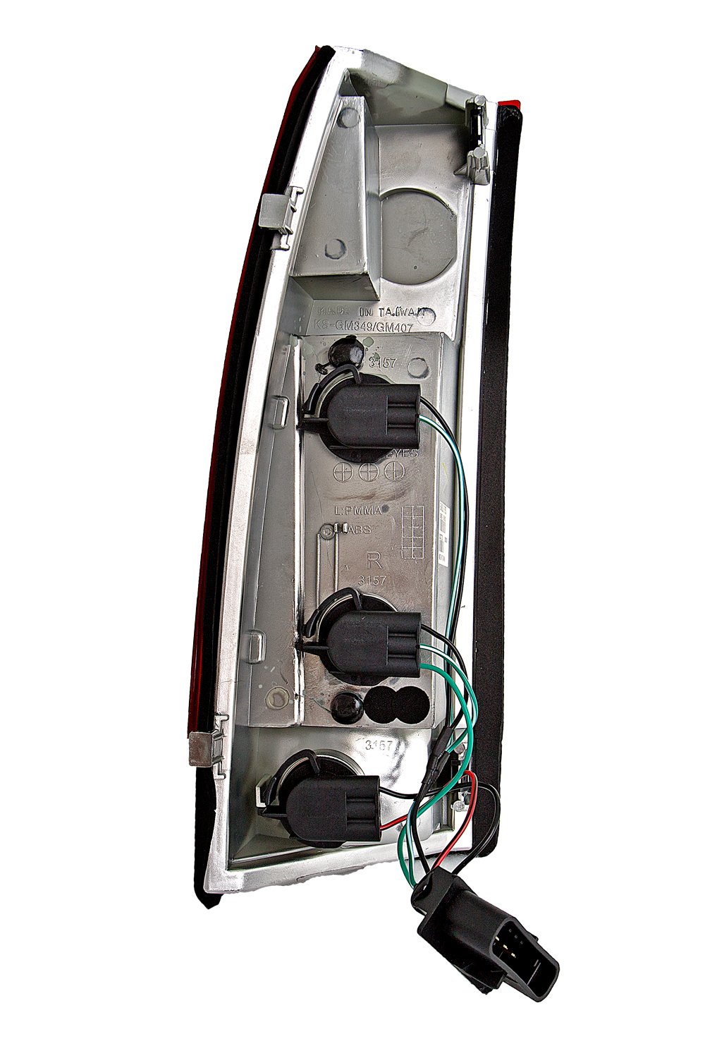 Smoke Euro Tail Lights Assembly Set for Chevy Full Size Trucks - Left & Right Pair Replacement | Durable LED Brake Lights for Silverado, Suburban, Tahoe | Enhances Night Visibility & Style