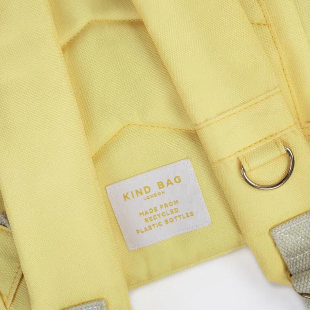 Kind Bags Hackney Mini Backpack - Waterproof Lightweight Crossbody Bag for Women & Girls, Buttercup Yellow - Perfect for Travel, School, Hiking & Daily Use