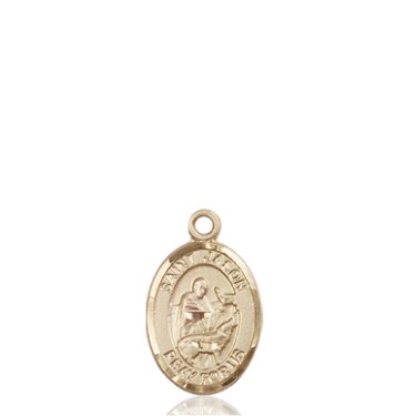14K Gold St. Jason Medal - Religious Jewelry for Men & Women - Perfect for Baptism, First Communion & Spiritual Gifts