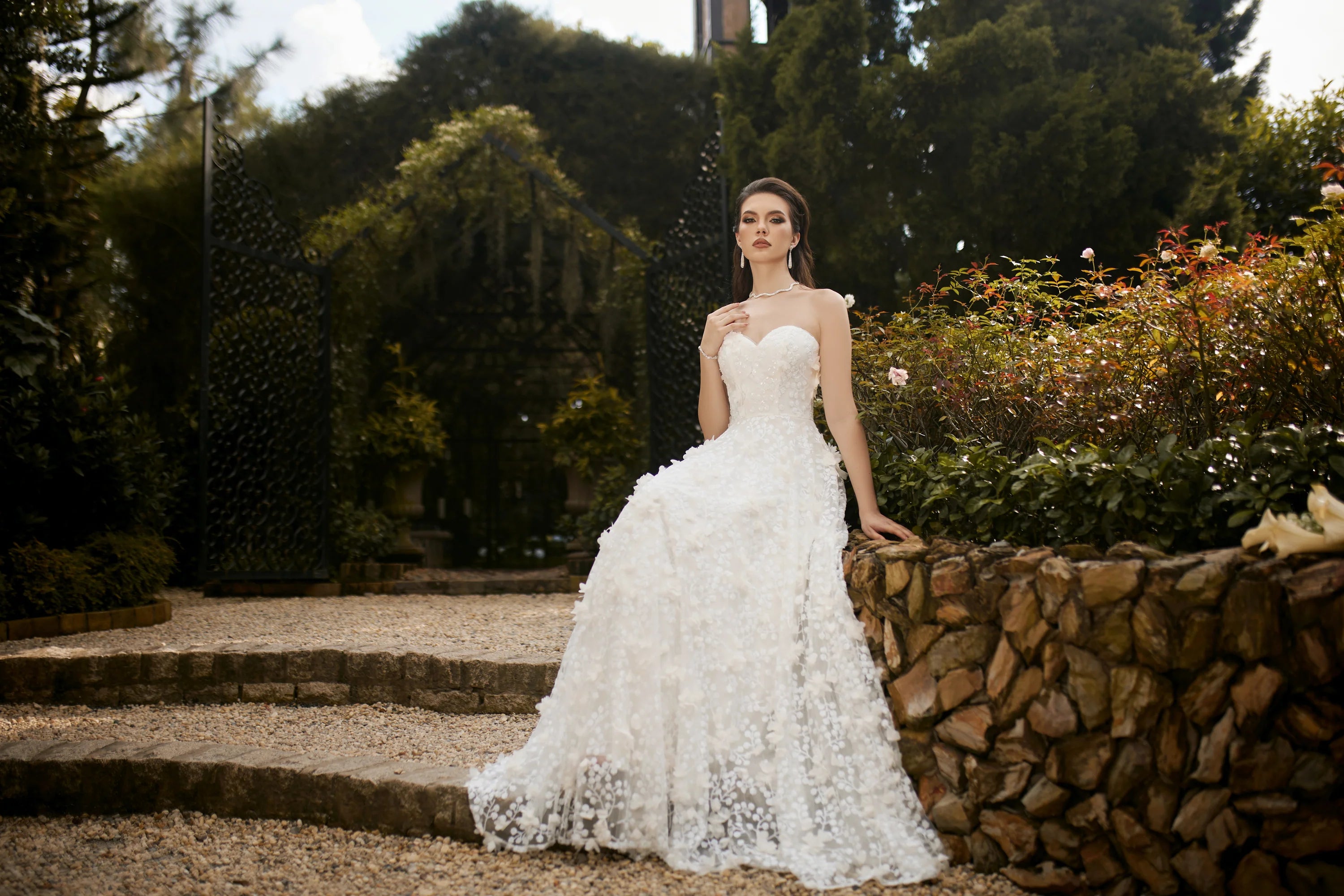 Adela Sweetheart Neckline Petal Ball Gown - Elegant Prom Dress for Women | Perfect for Weddings, Formal Events & Special Occasions