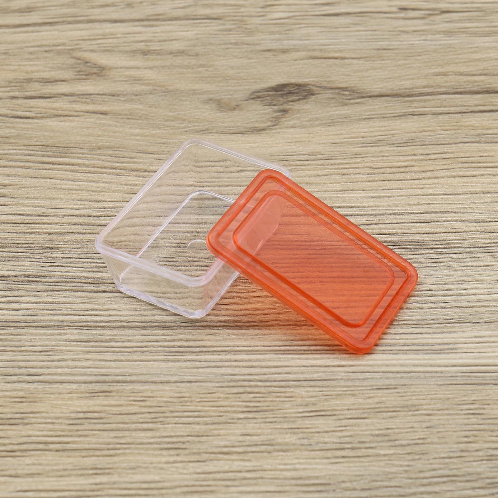 eMagTech 4Pcs Miniature Dollhouse Food Storage Box Set - 1/6 & 1/12 Scale Plastic Bento Box & Fresh Container for DIY Dollhouse Decor - Perfect for Mini Kitchen Scenes & Collectible Display