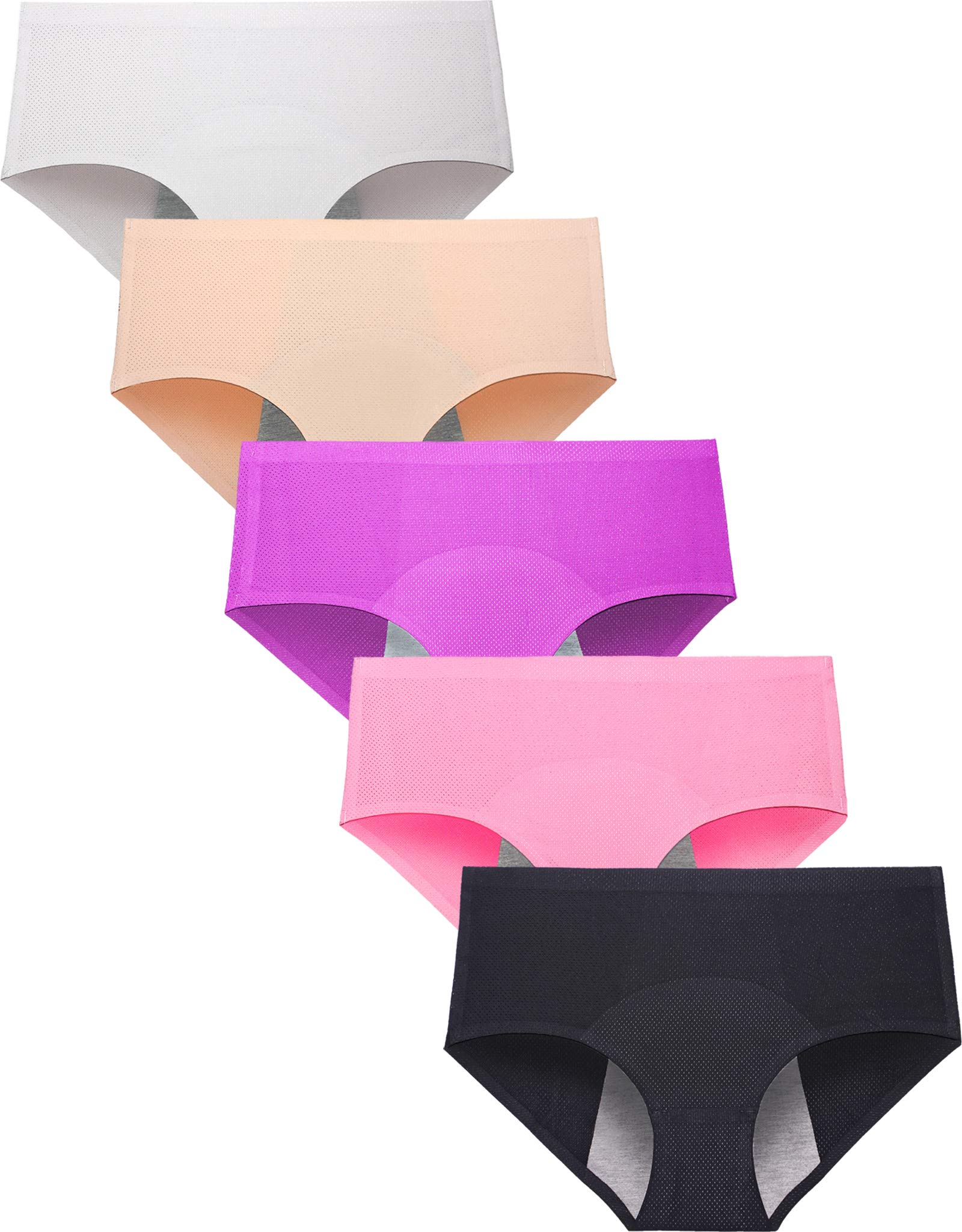 Hellove Period Panties - Seamless Leak Proof Underwear for Women & Teens - Comfort for Active Days