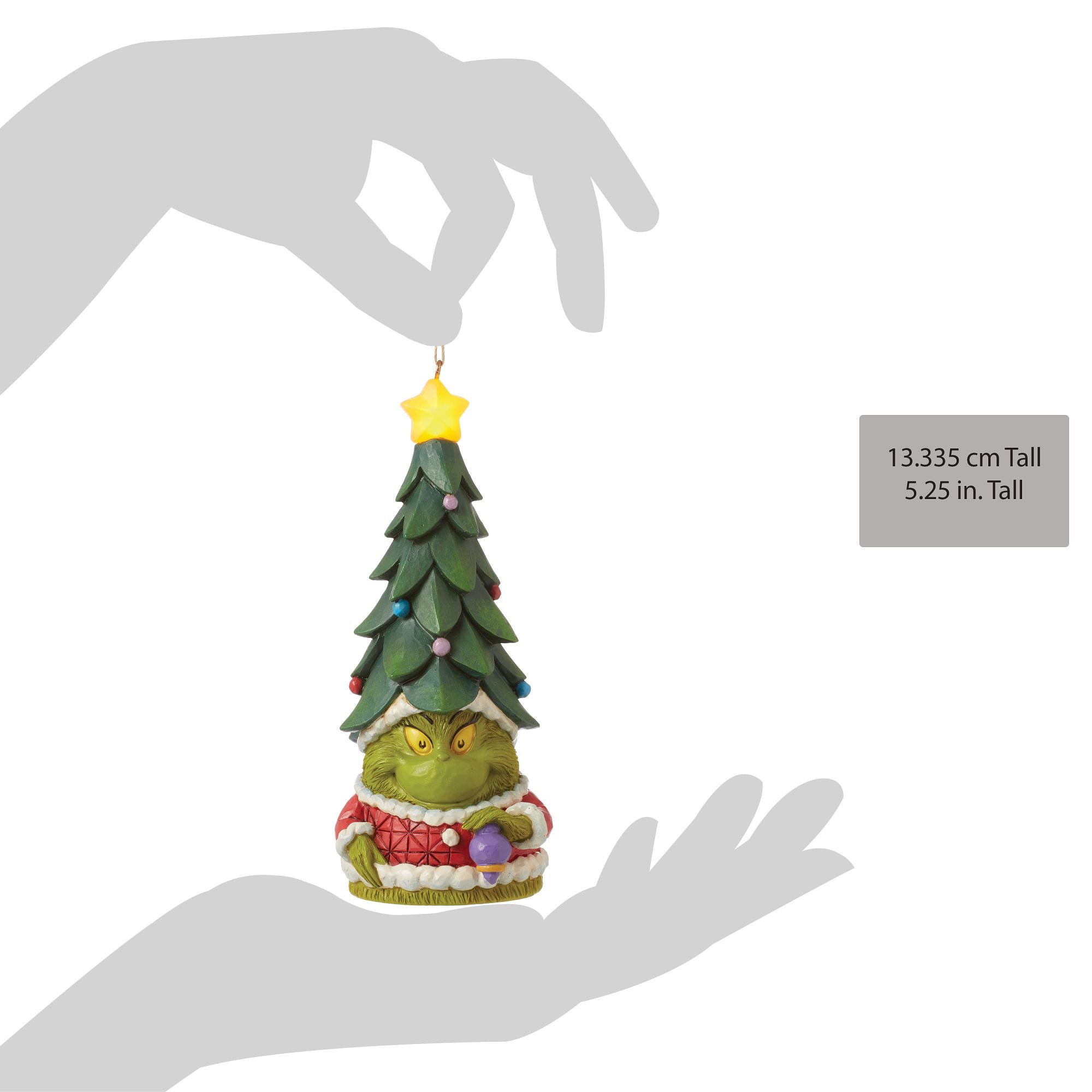 Festive Grinch Gnome with Christmas Tree Hat - Perfect for Holiday Decor, Party Favors & Gift Giving