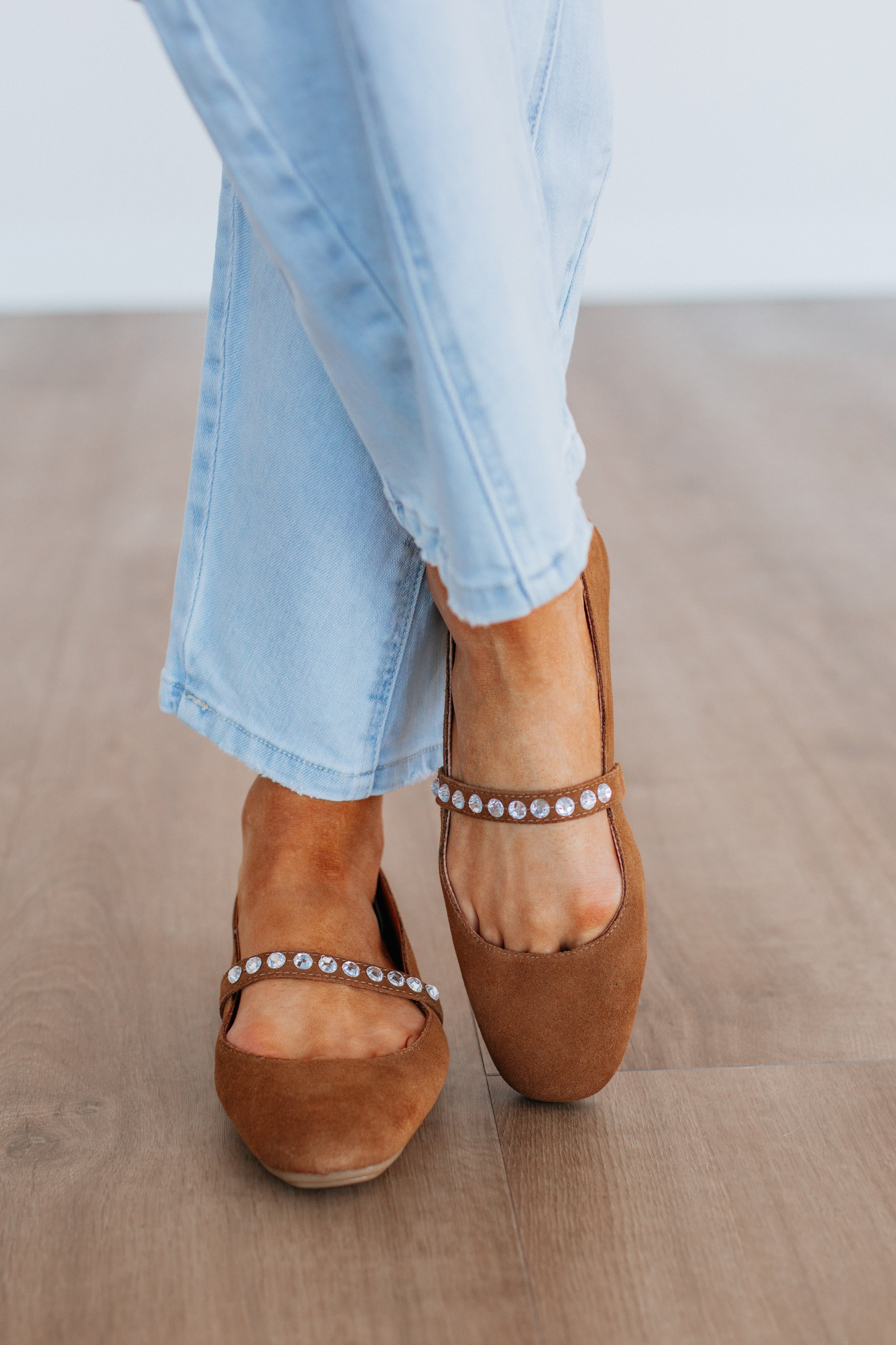 Setting Things Straight Ballet Flats - Comfortable Women's Mocha Color Flat Shoes for Casual Wear, Office & Daily Outfits