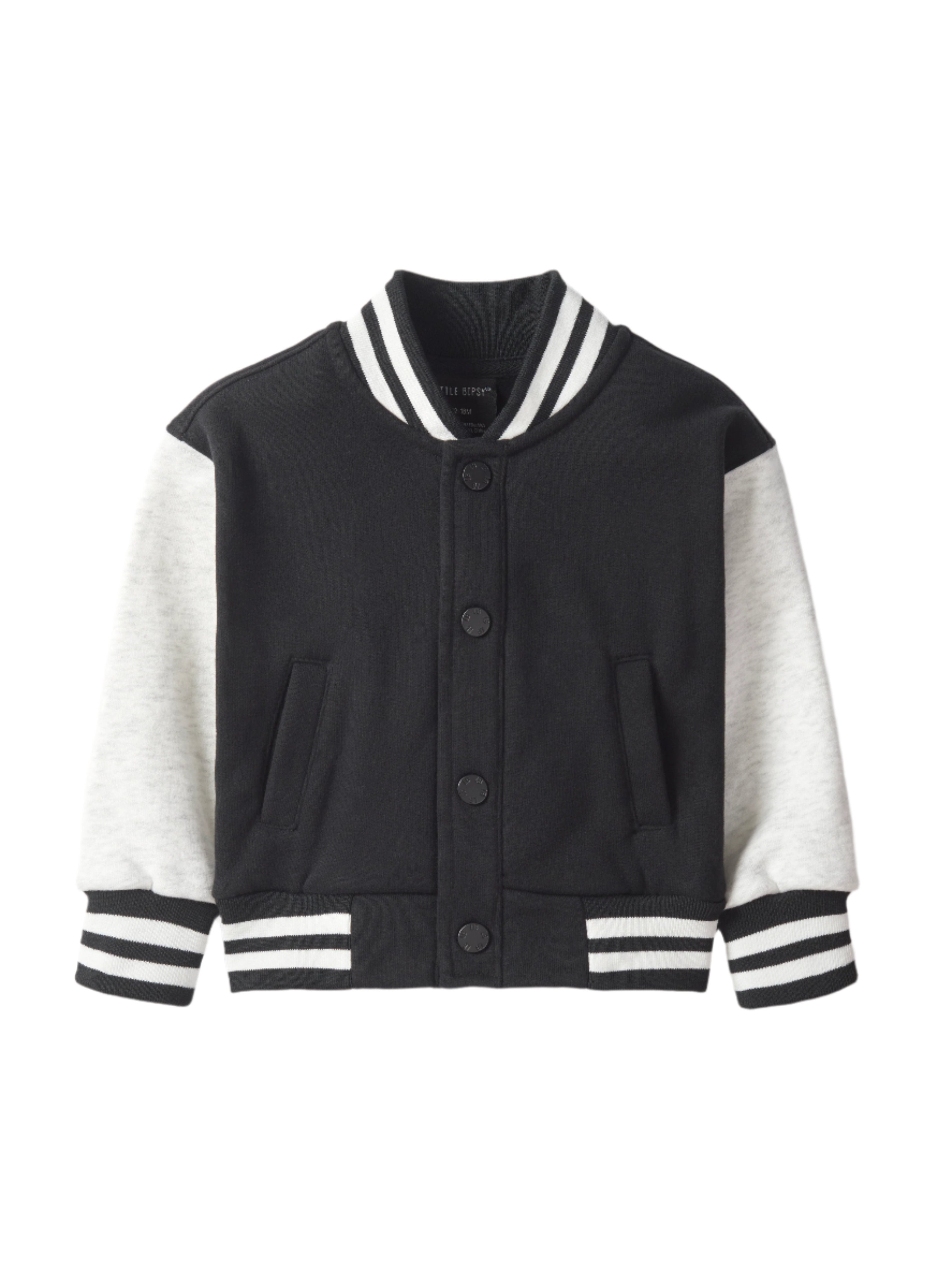 Stylish Black Varsity Jacket for Men & Women - Trendy Letterman Jacket for Casual Wear, Sports, and School Events