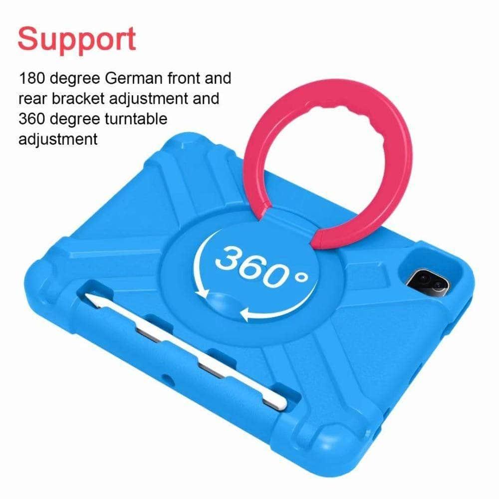 2020 iPad Pro 11 Case - Shockproof Silicone & EVA Protective Cover with Kids-Safe Pen Holder | Perfect for School, Travel & Everyday Use