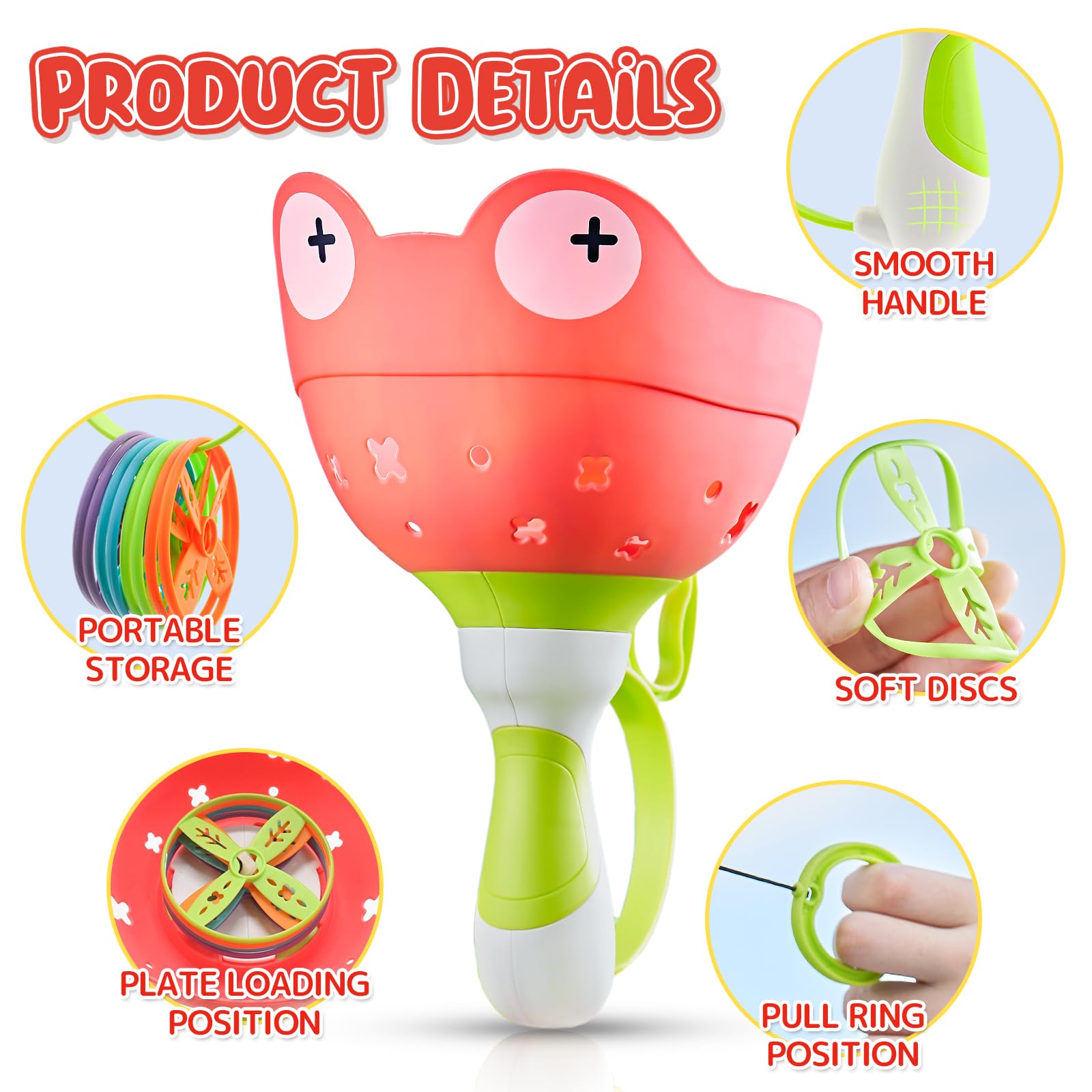 Outdoor Toys for Kids Ages 3-8 - Manual Capture & Chase Game for Boys & Girls - Fun Family Outdoor Activity for Backyard, Park & Playground
