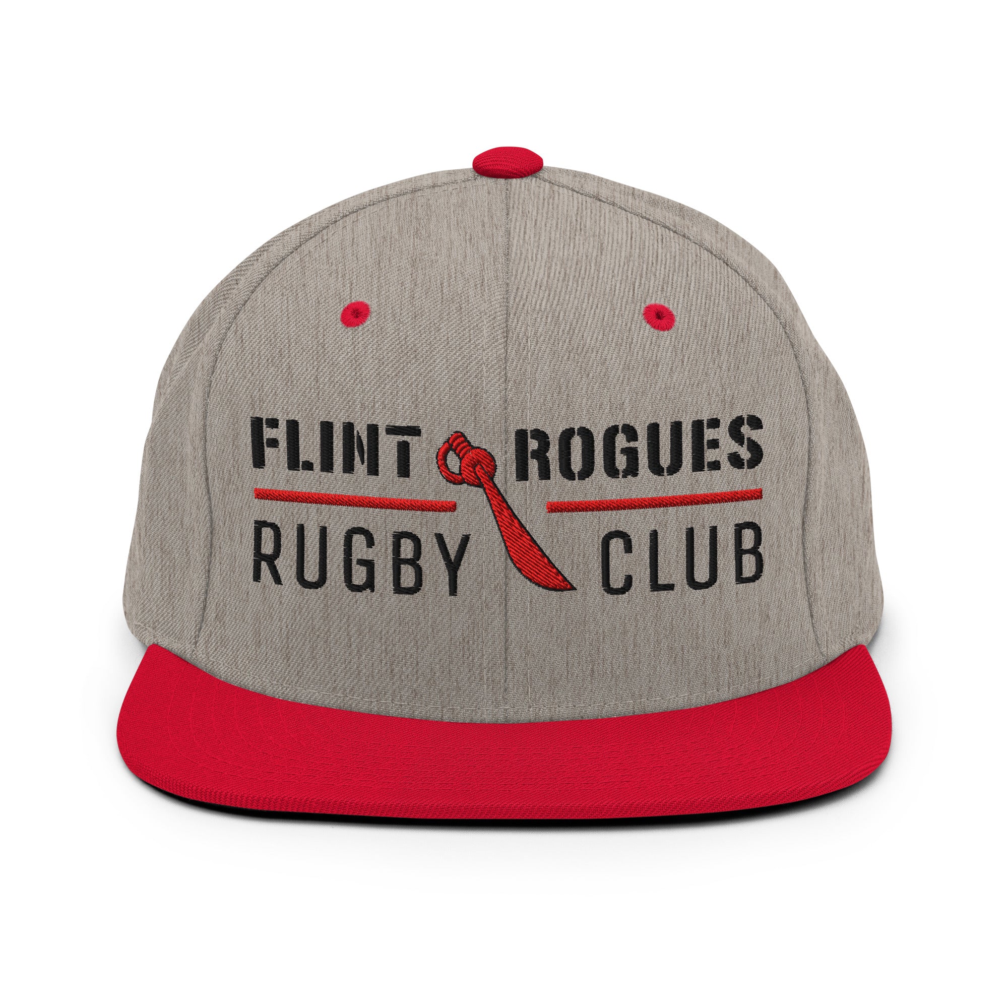 Flint Rogues RFC Classic Snapback Hat - Adjustable Unisex Baseball Cap for Men & Women - Perfect for Sports, Casual Wear & Outdoor Activities
