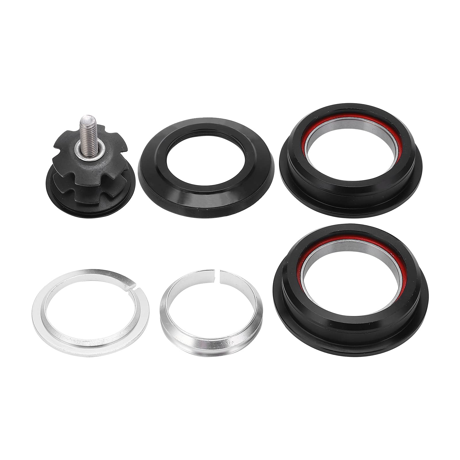 Alomejor 44mm Mountain Bike Headset Bearing Set - Double Sealed Bearings for Smooth Cycling - Compatible with Most MTB Bottom Brackets - Perfect for Trail Riding and Mountain Biking Adventures