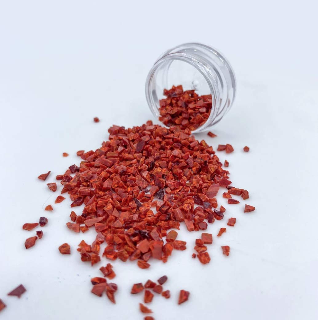 Patrick Adair Supplies Genuine Crimson Red Opal Gemstones - 5g Natural Opal for Jewelry Making, Wire Wrapping & Healing Crystals | Perfect for Rings, Necklaces & DIY Craft Projects