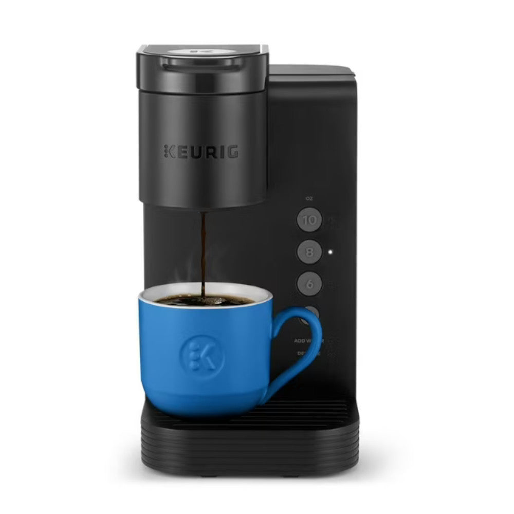 Refurbished Keurig K Express Essentials Single Serve Coffee Maker - Fast Brewing, Compact Design for Home & Office Use - Includes Home Essentials Warranty - Perfect for Small Kitchens, Dorms, and Workspaces