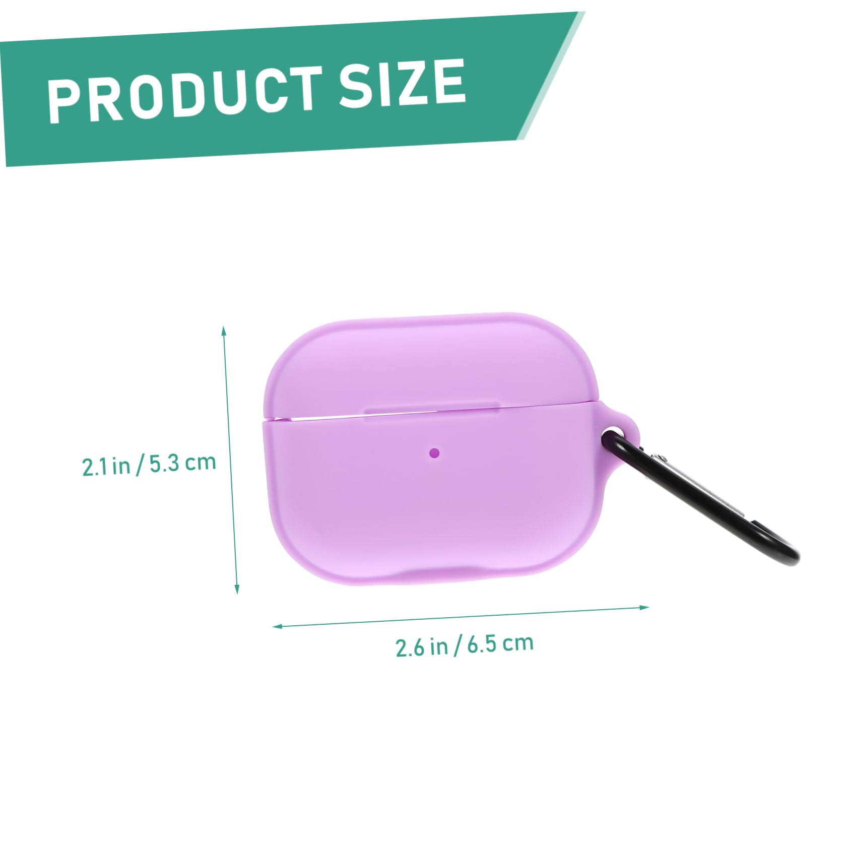 Mikikit 5-Pack Durable Earphone Case Cover with Secure Buckle - Compact & Portable Headphone Pouch for Travel, Gym, Work, and Daily Use - Perfect Gift Idea for Music Lovers