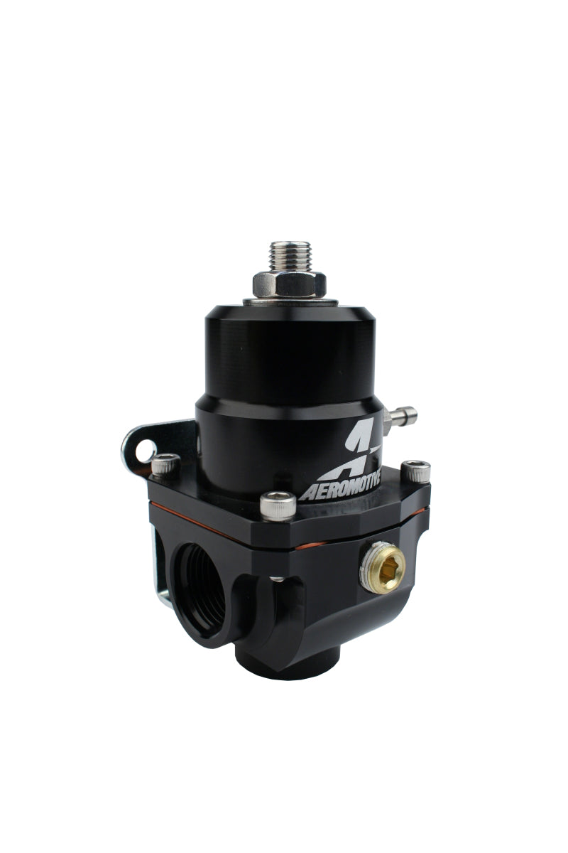 Aeromotive Adjustable Fuel Pressure Regulator 35-75 PSI with .313 Valve & Dual 08 Inlets/Return - Perfect for High-Performance & Racing Engines