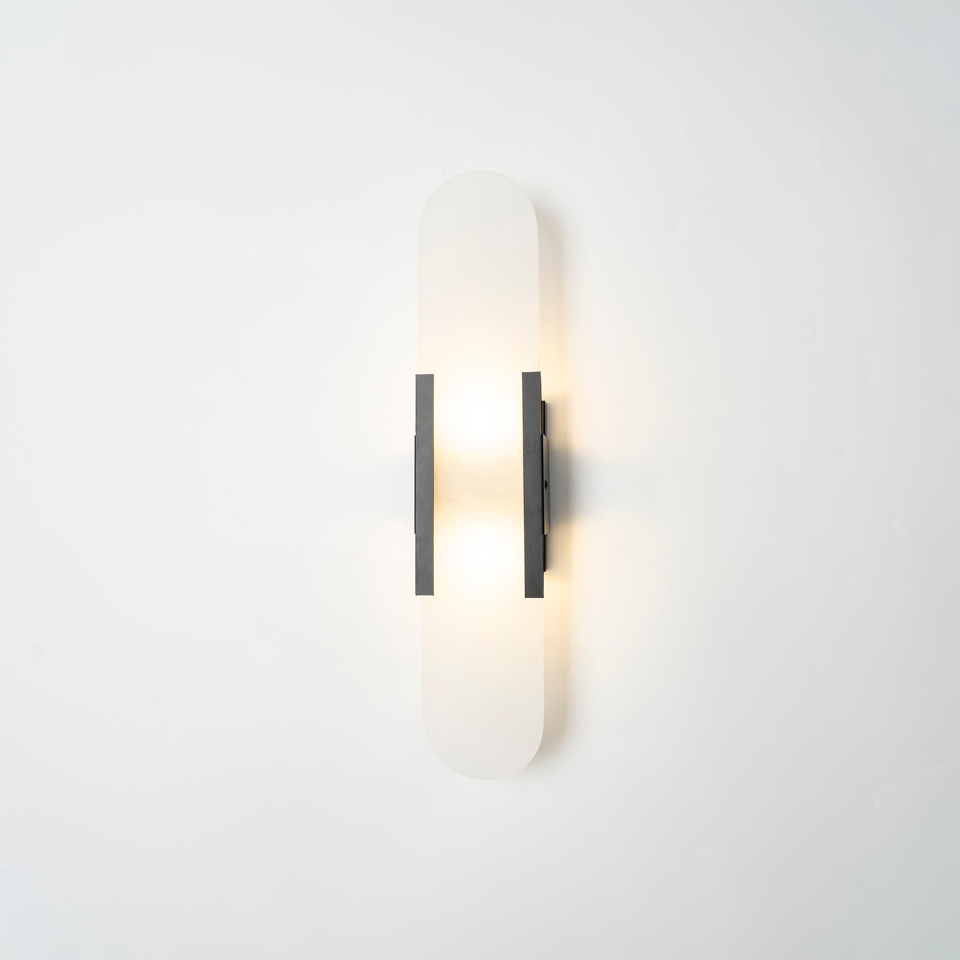 Melange Elongated Alabaster Wall Lamp - Modern Minimalist Sconce Lighting for Bedroom, Living Room & Hallway