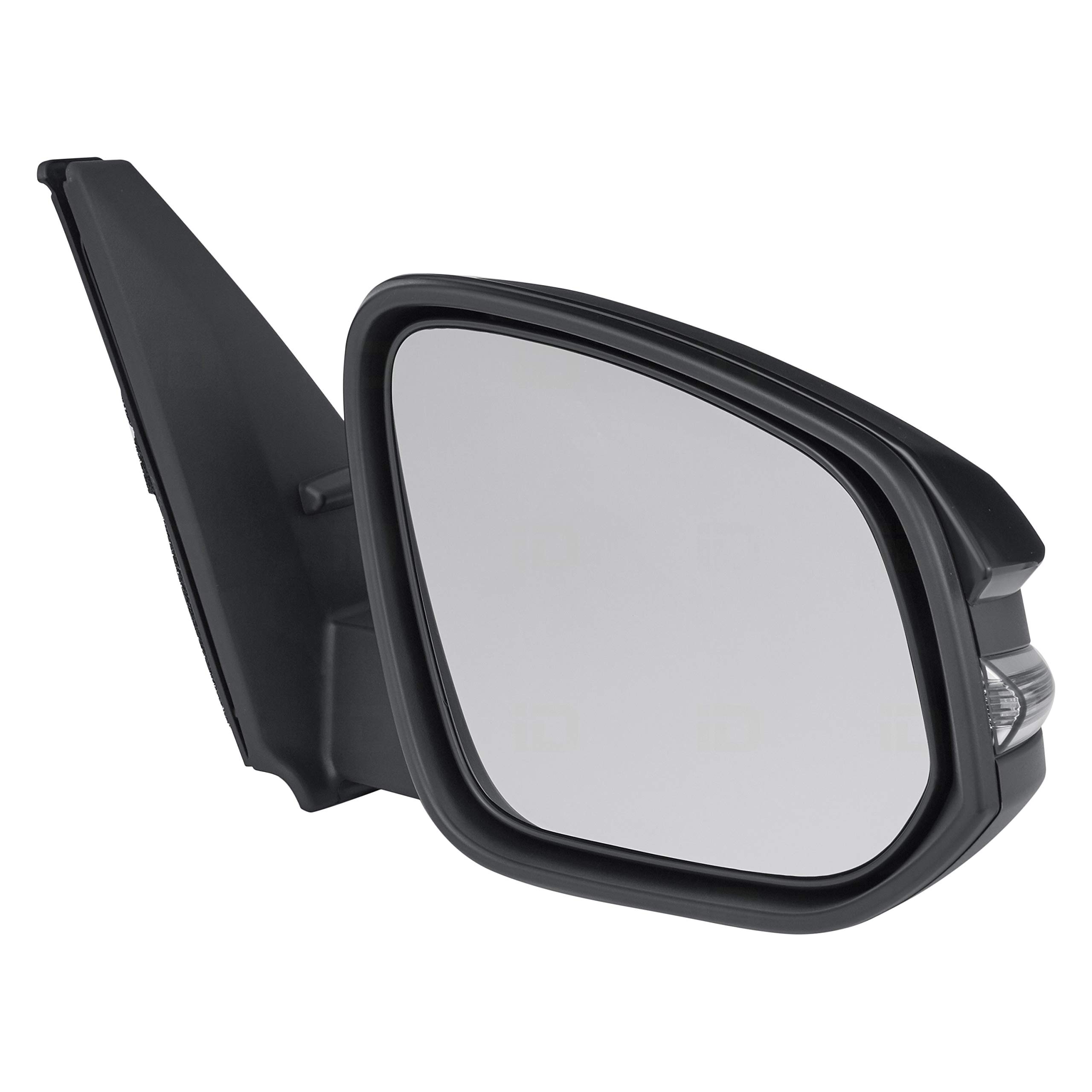 Replacement TO1321312 Passenger Side Power Heated Foldaway Mirror - Perfect for Ford, Chevy & Dodge Trucks & SUVs - Winter Driving & Parking Assistance