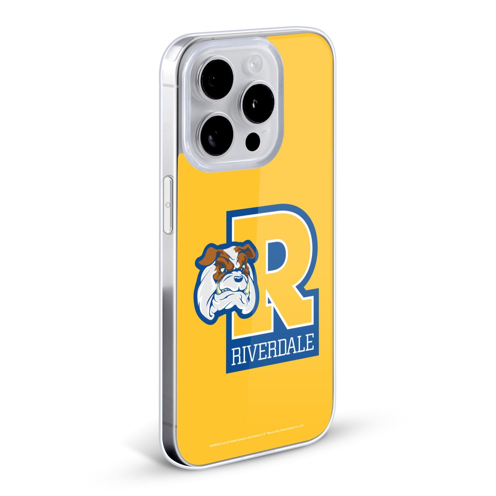 Officially Licensed Riverdale Bulldogs Graphic Art Soft Gel Case for Apple iPhone 13 Pro Max - Durable Protective Cover for School, Sports & Everyday Use