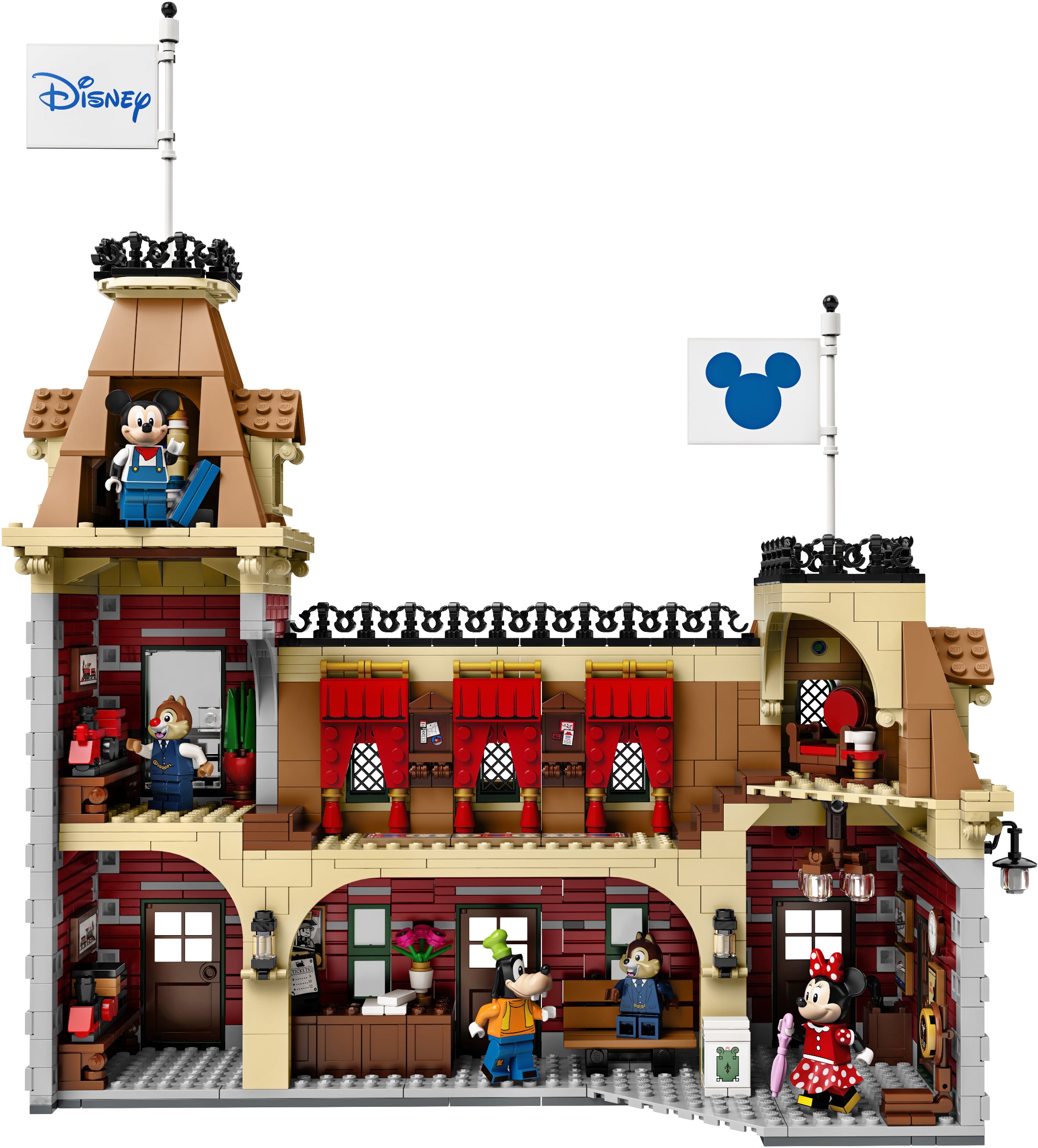 LEGO 71044 Disney Train and Station Building Set - Disney Castle Collection, 2925 Pieces for Adults & Kids - Perfect for Disney Fans, Collectors & Train Enthusiasts - Great for Home Display, Playtime & Gift Giving