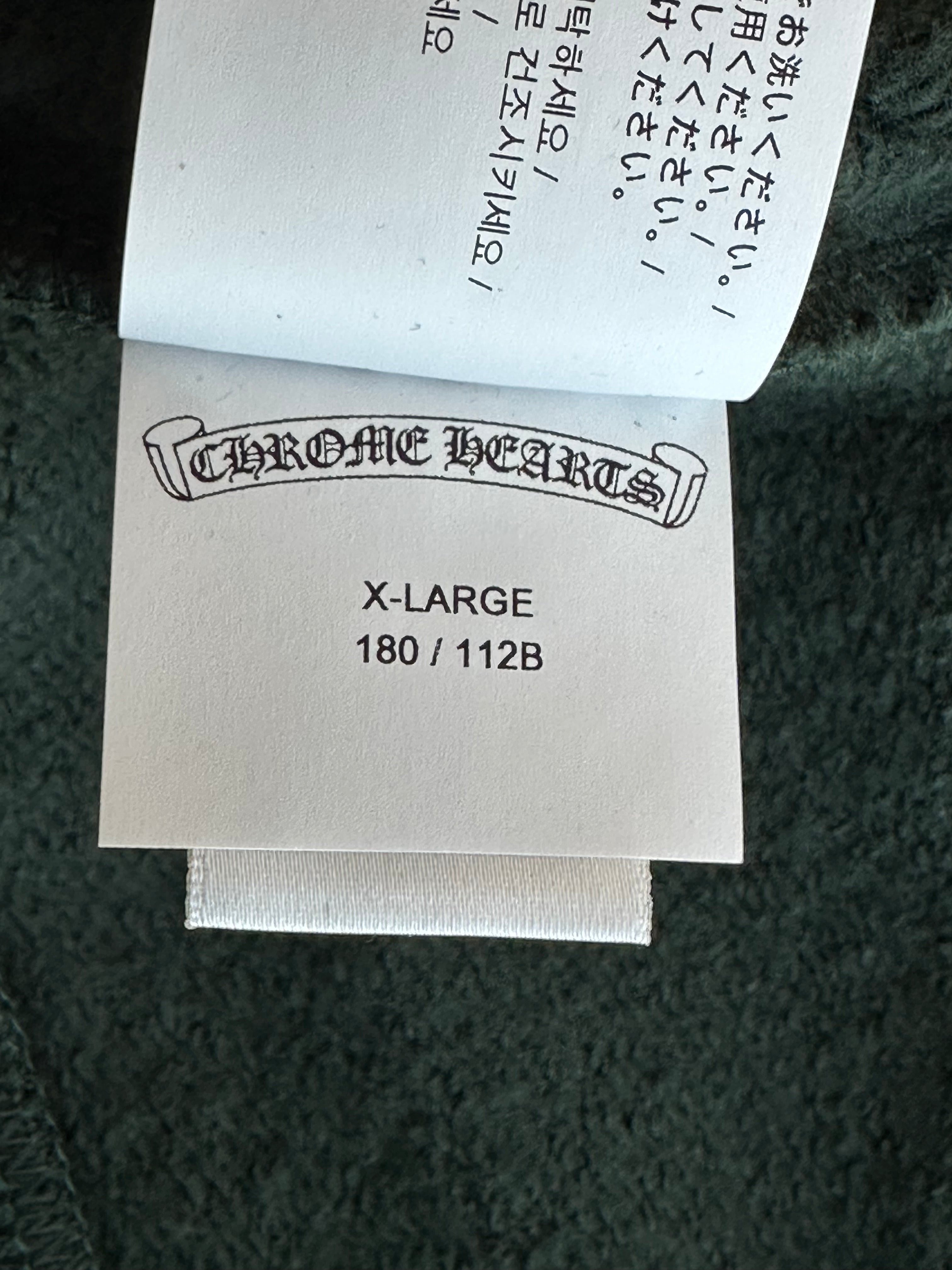 Chrome Hearts Green and White Embroidered Logo Sweater - Stylish Luxury Knitwear for Men & Women | Perfect for Casual Outings and Streetwear Fashion