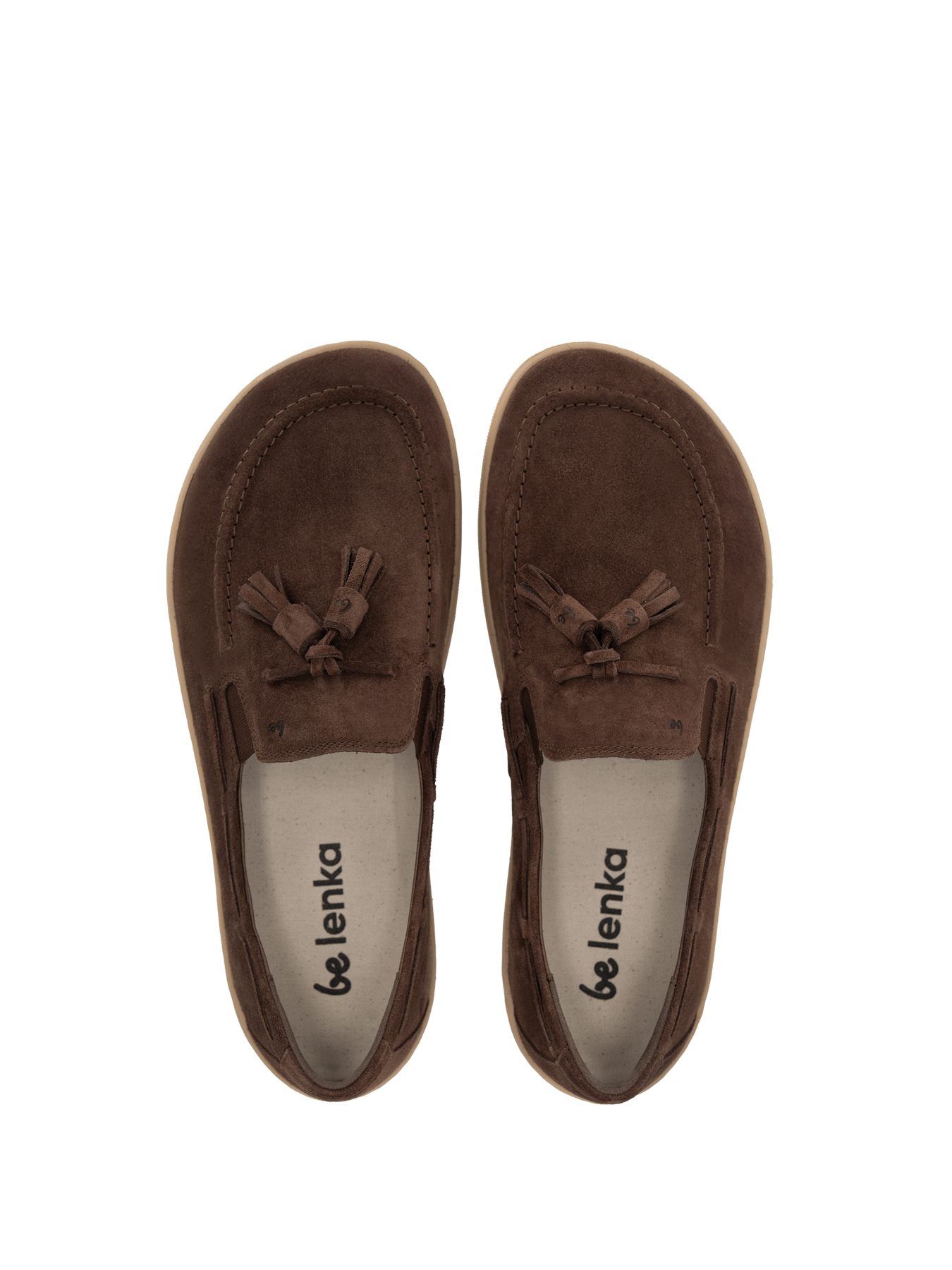 Barefoot Moccasins for Men - Be Lenka Portsiders in Dark Brown | Comfortable Minimalist Shoes for Walking, Travel & Everyday Wear