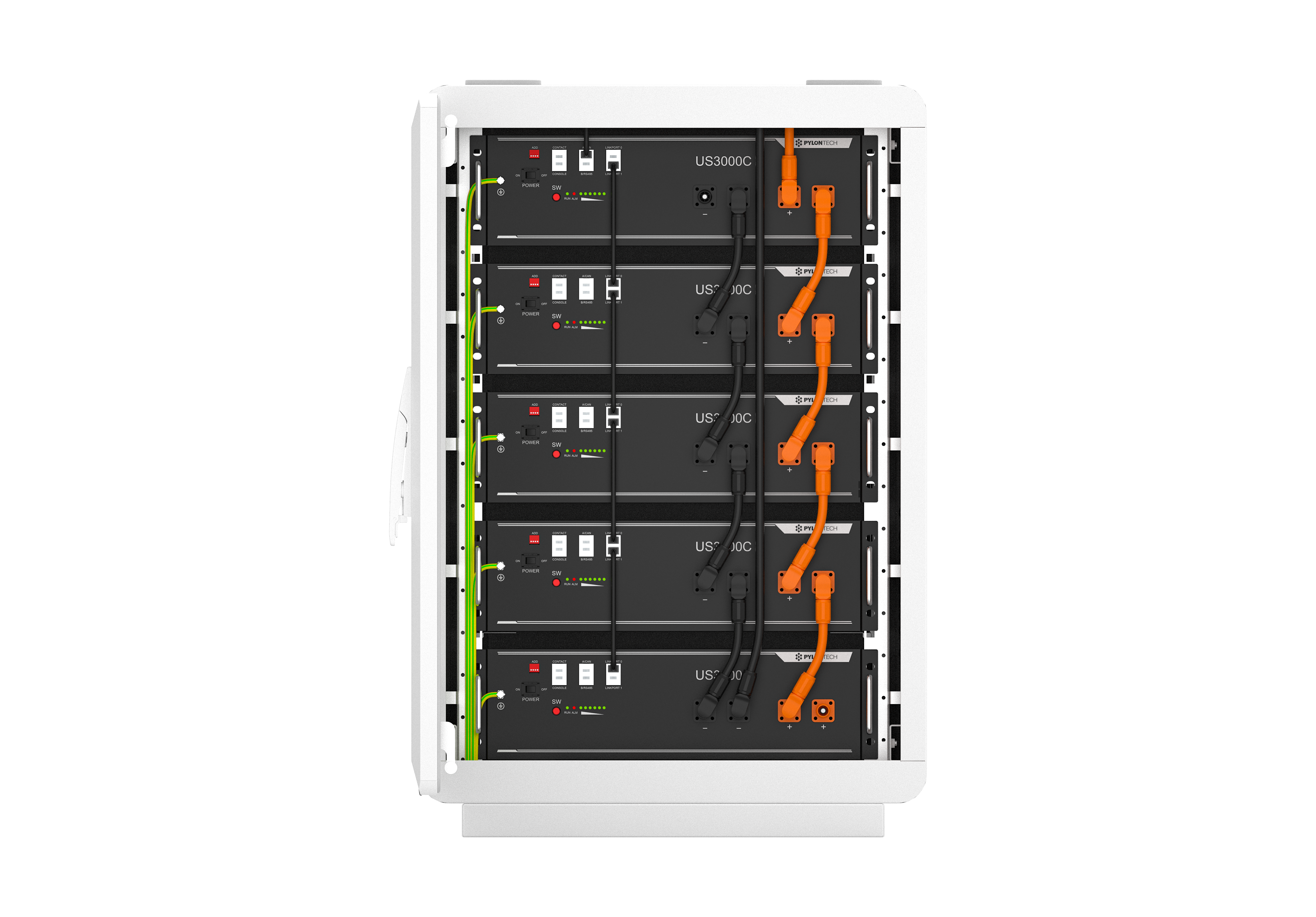 Pylontech US3000C 3.37kWh 48V Lithium Ion Rechargeable Battery - Commercial Grade Solar Energy Storage for Home & Business Backup Power