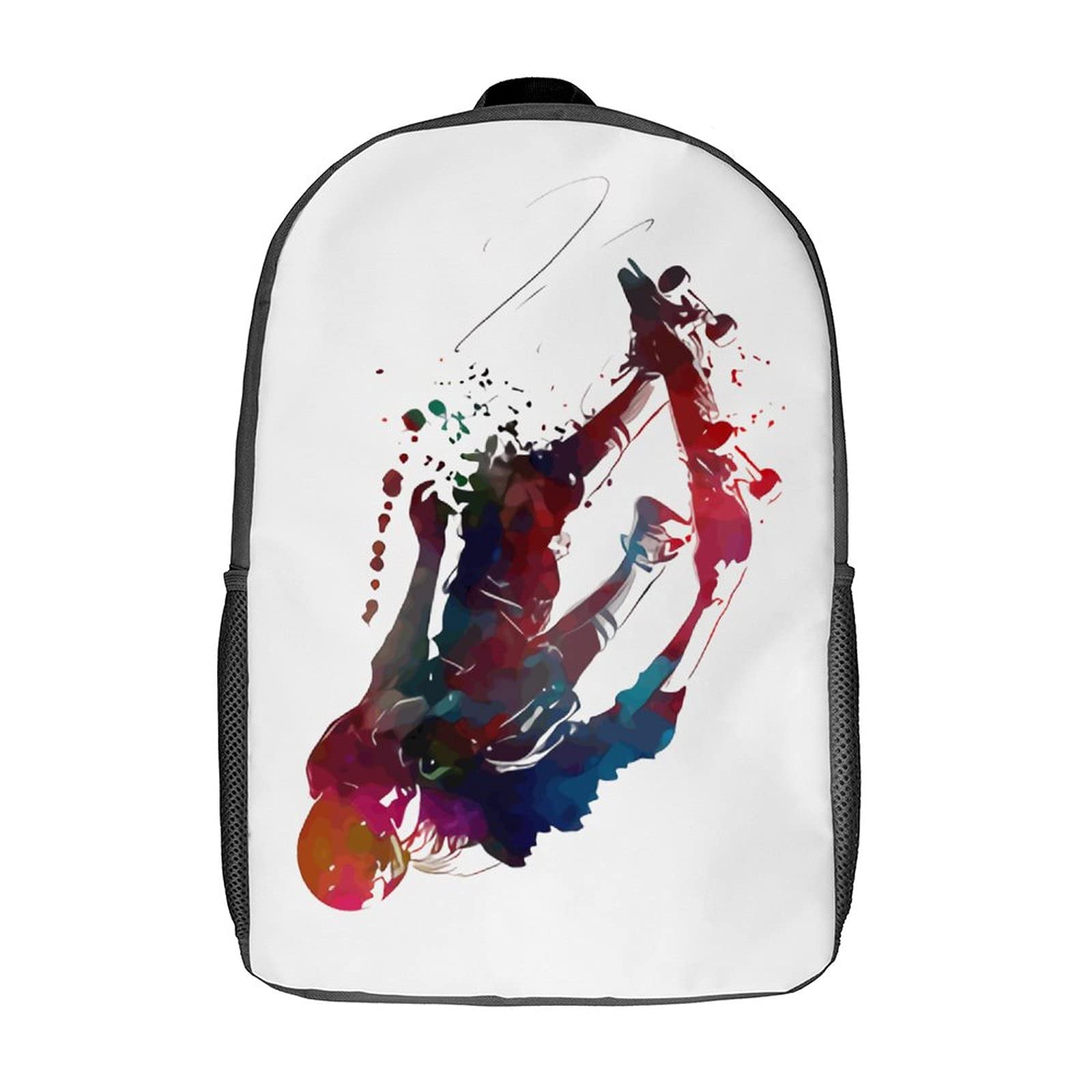 3D Printed Skateboard Design Unisex Backpack - Multi-Functional School & Travel Backpack for Adults & Kids - Laptop Daypack for Skateboarding, Commuting & Outdoor Adventures