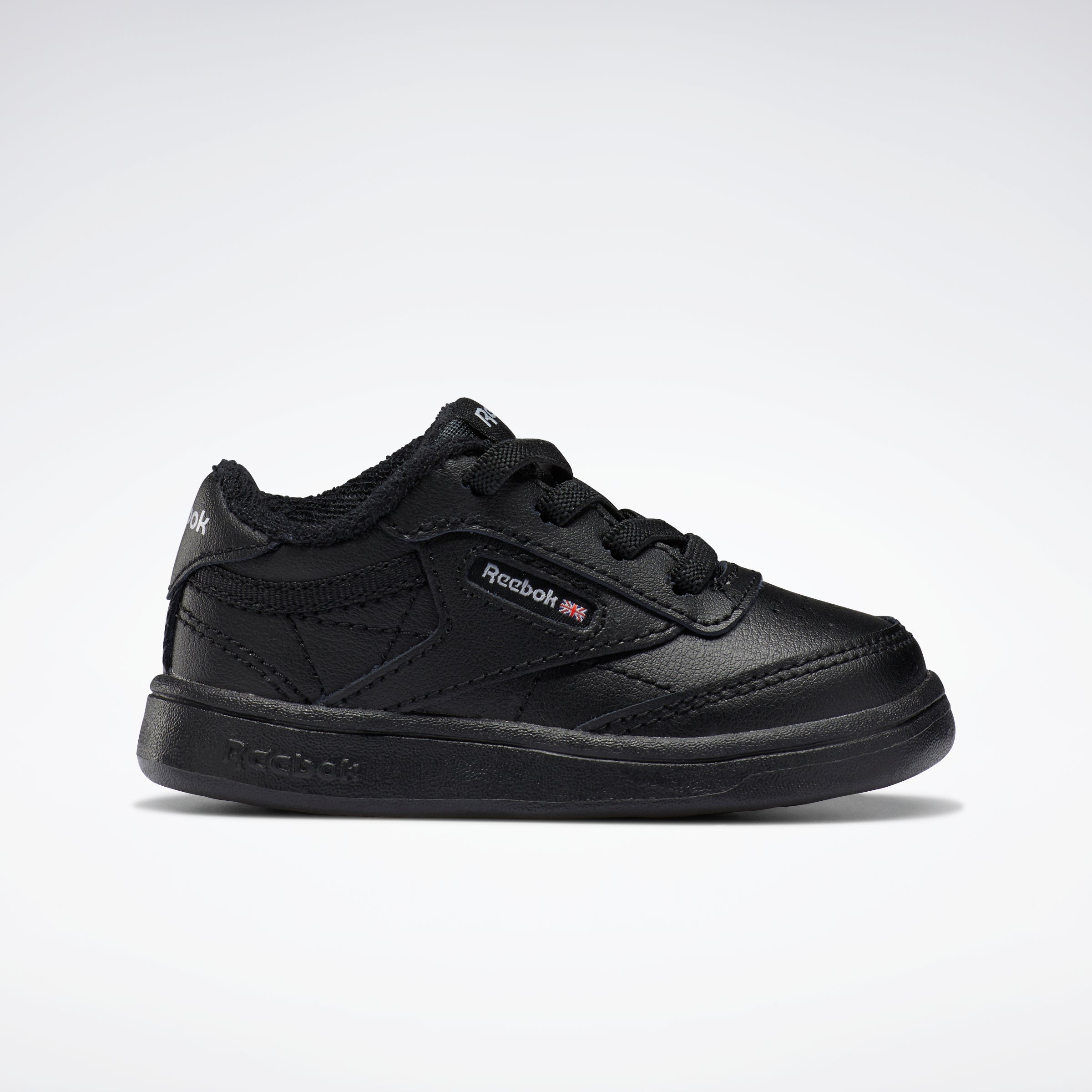 Reebok Club C Sneakers for Toddlers - Black/Black/Black | Comfortable Kids Shoes for Playground, School & Everyday Wear