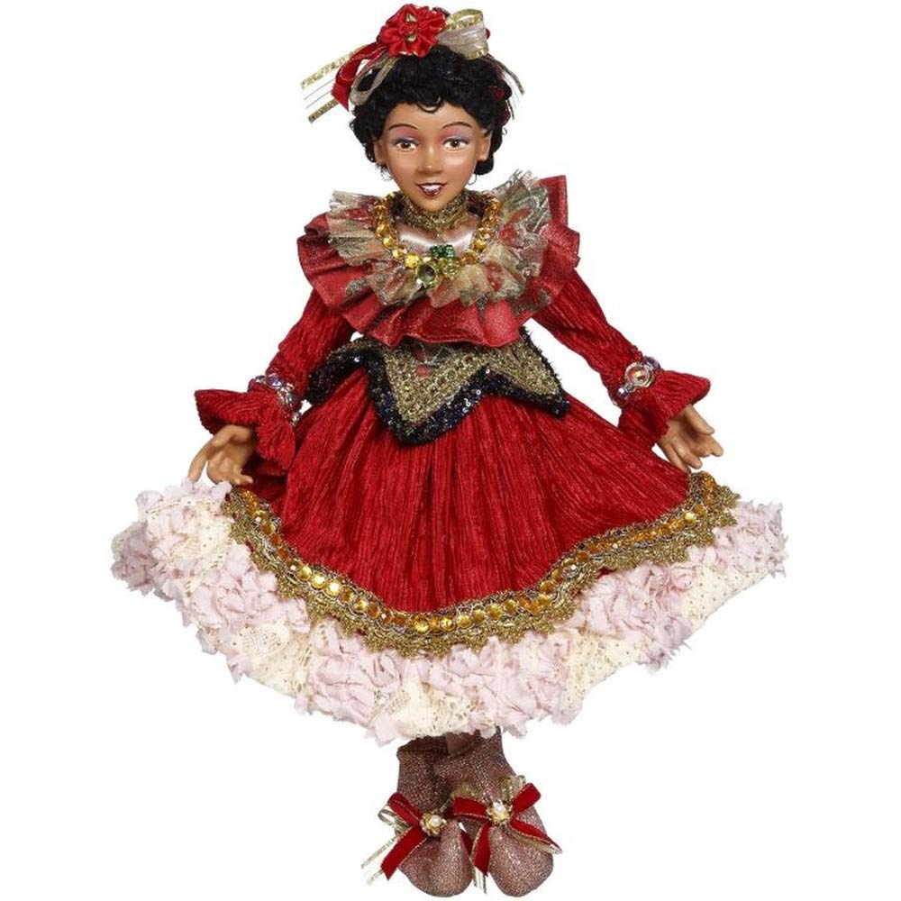 Mark Roberts 2020 Collection Dancer Elf Medium Figurine - Christmas Decor, Holiday Display, Collector's Gift for Tree Topper, Mantel Decor, Festive Table Centerpiece